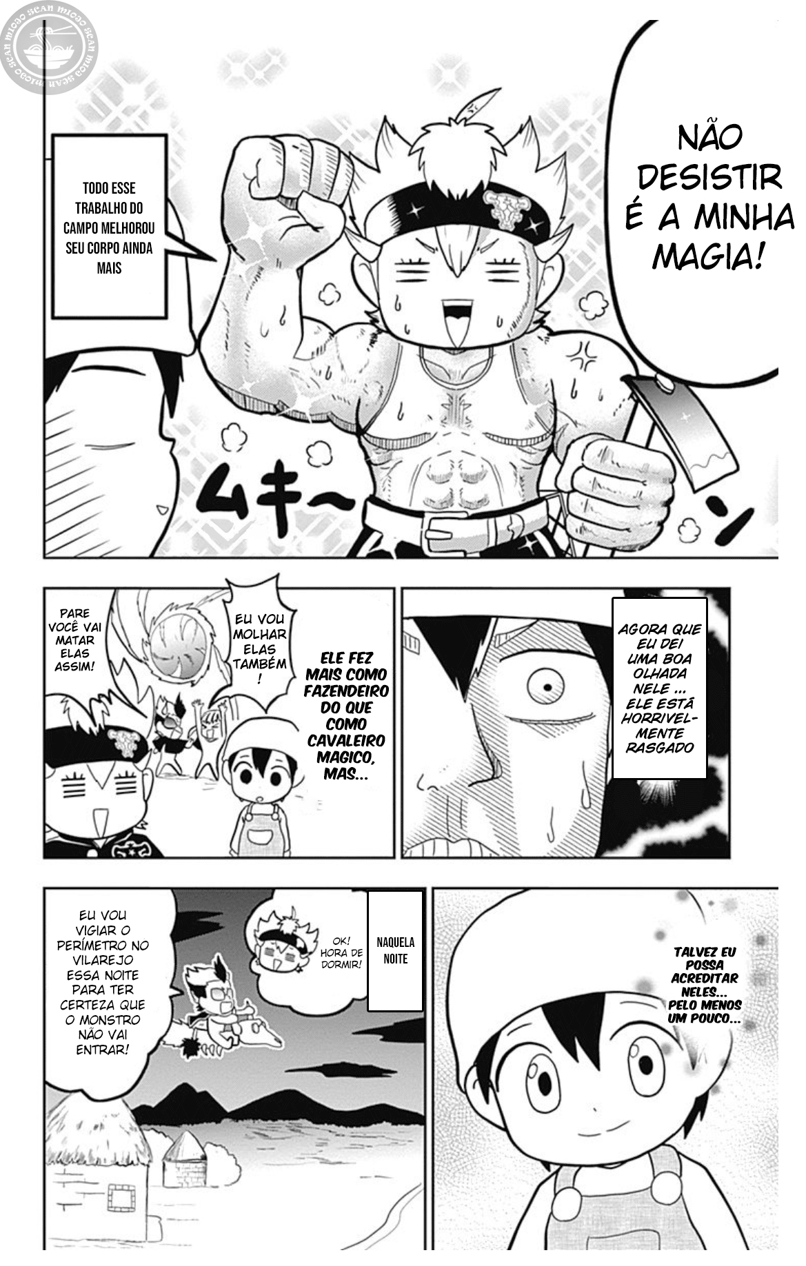 Black Clover SD - Asta's Road to the Wizard King Asta entra no palco! 第21页