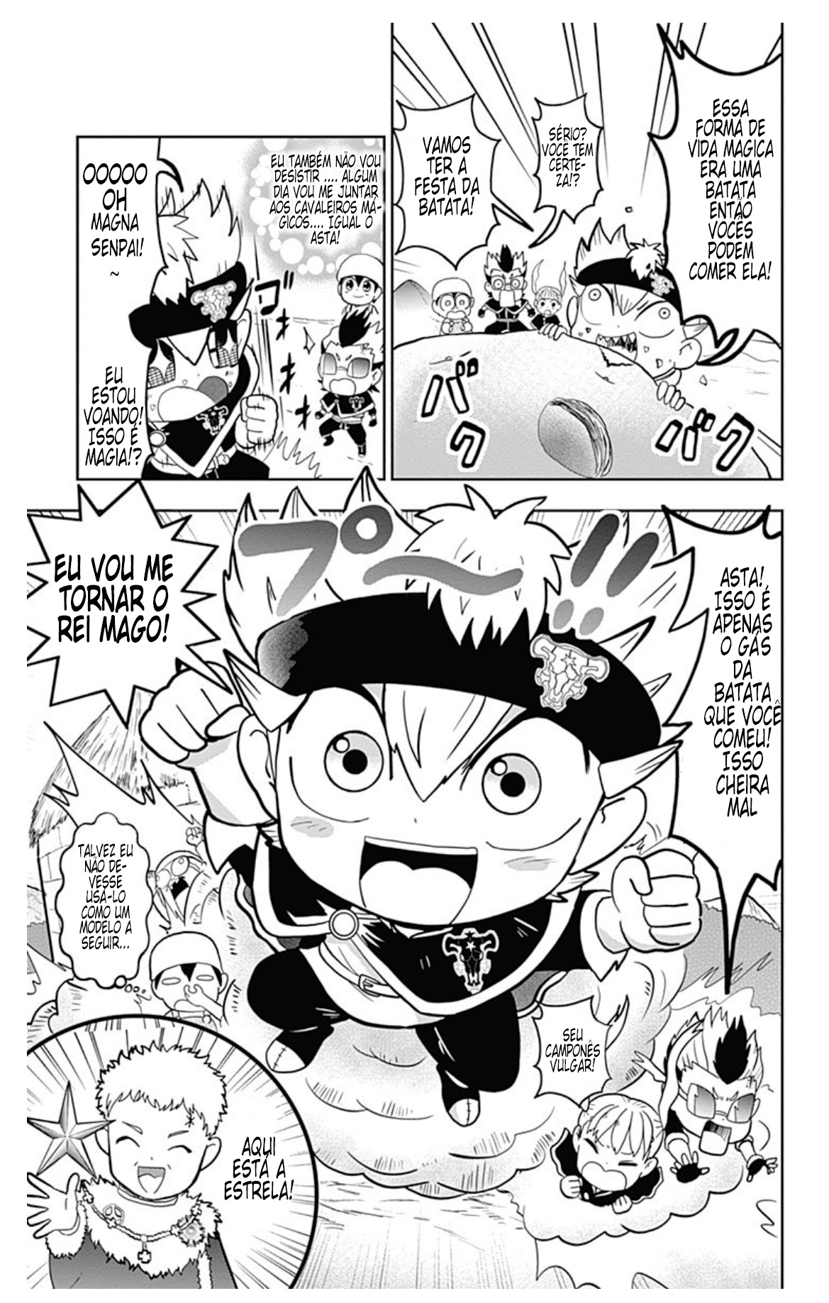 Black Clover SD - Asta's Road to the Wizard King Asta entra no palco! 第34页