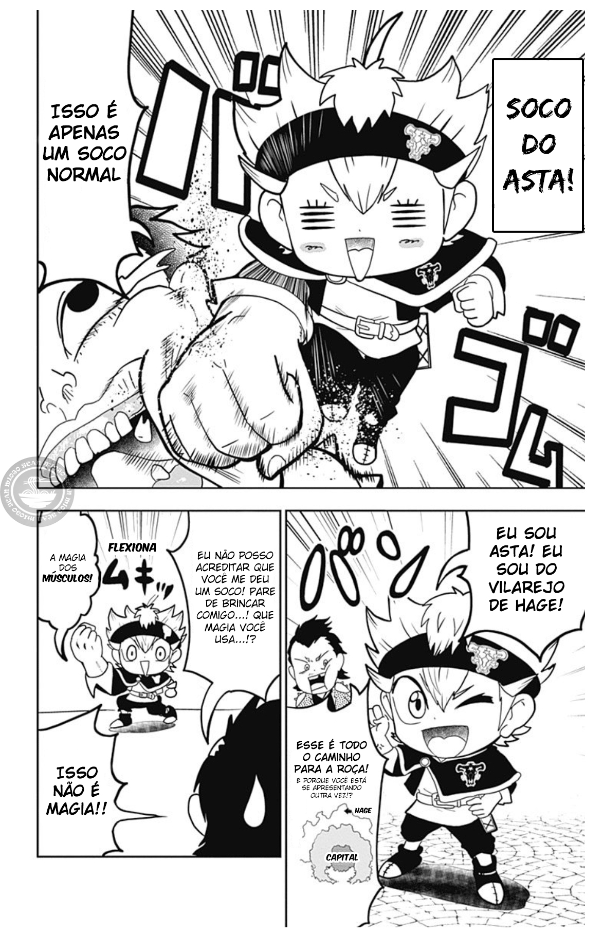 Black Clover SD - Asta's Road to the Wizard King Asta entra no palco! 第5页
