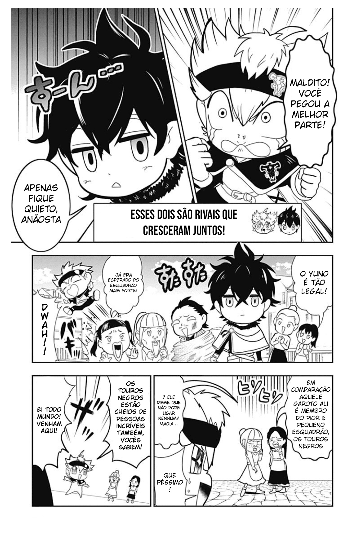 Black Clover SD - Asta's Road to the Wizard King Asta entra no palco! 第8页