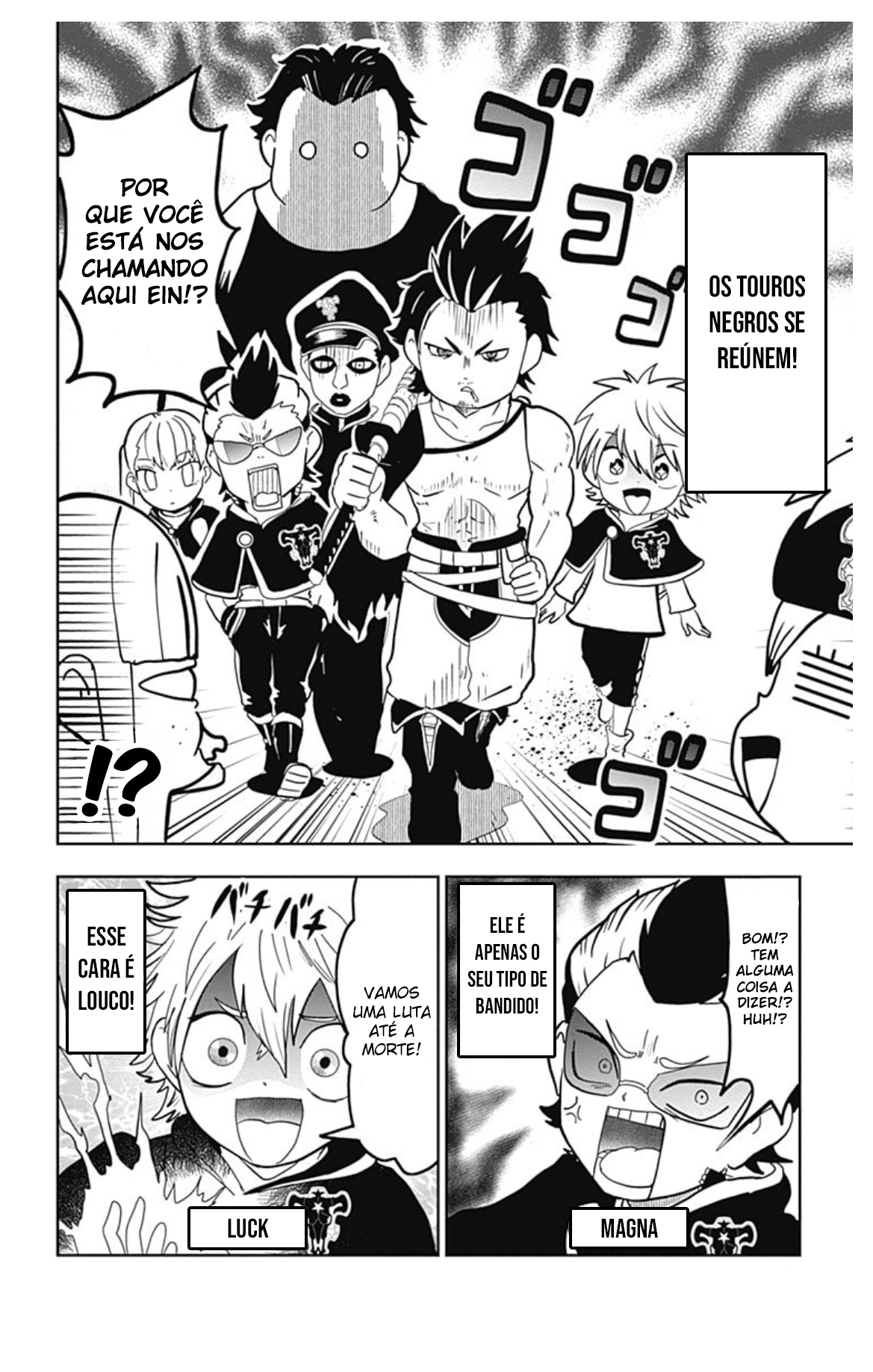 Black Clover SD - Asta's Road to the Wizard King Asta entra no palco! 第9页