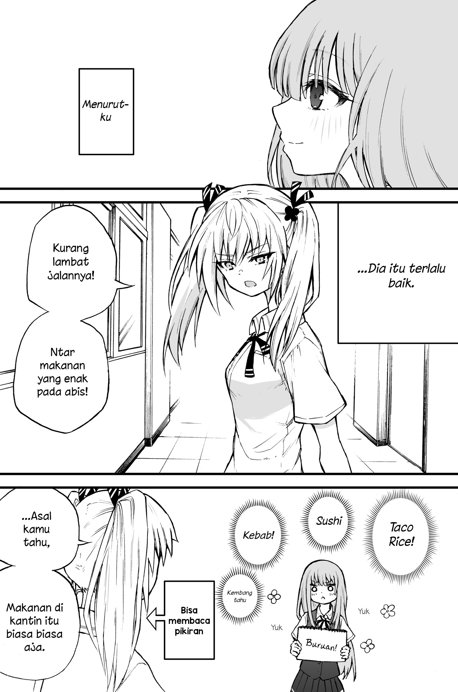 The Mute Girl and Her New Friend (Webcomic) Kantin 第2页