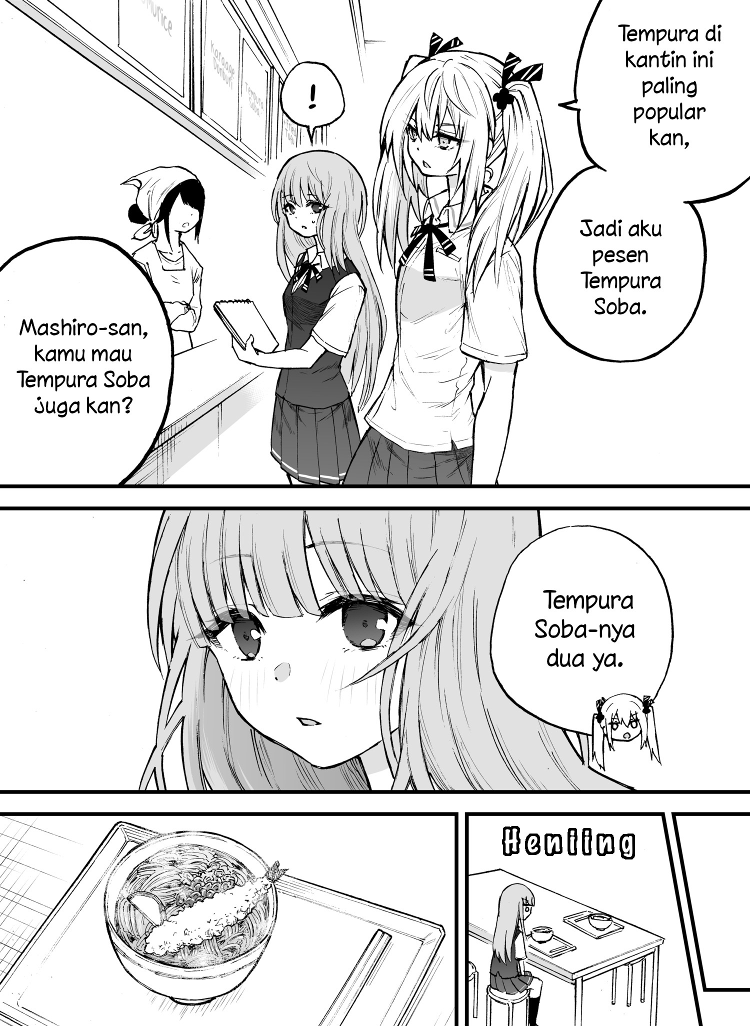 The Mute Girl and Her New Friend (Webcomic) Kantin 第4页