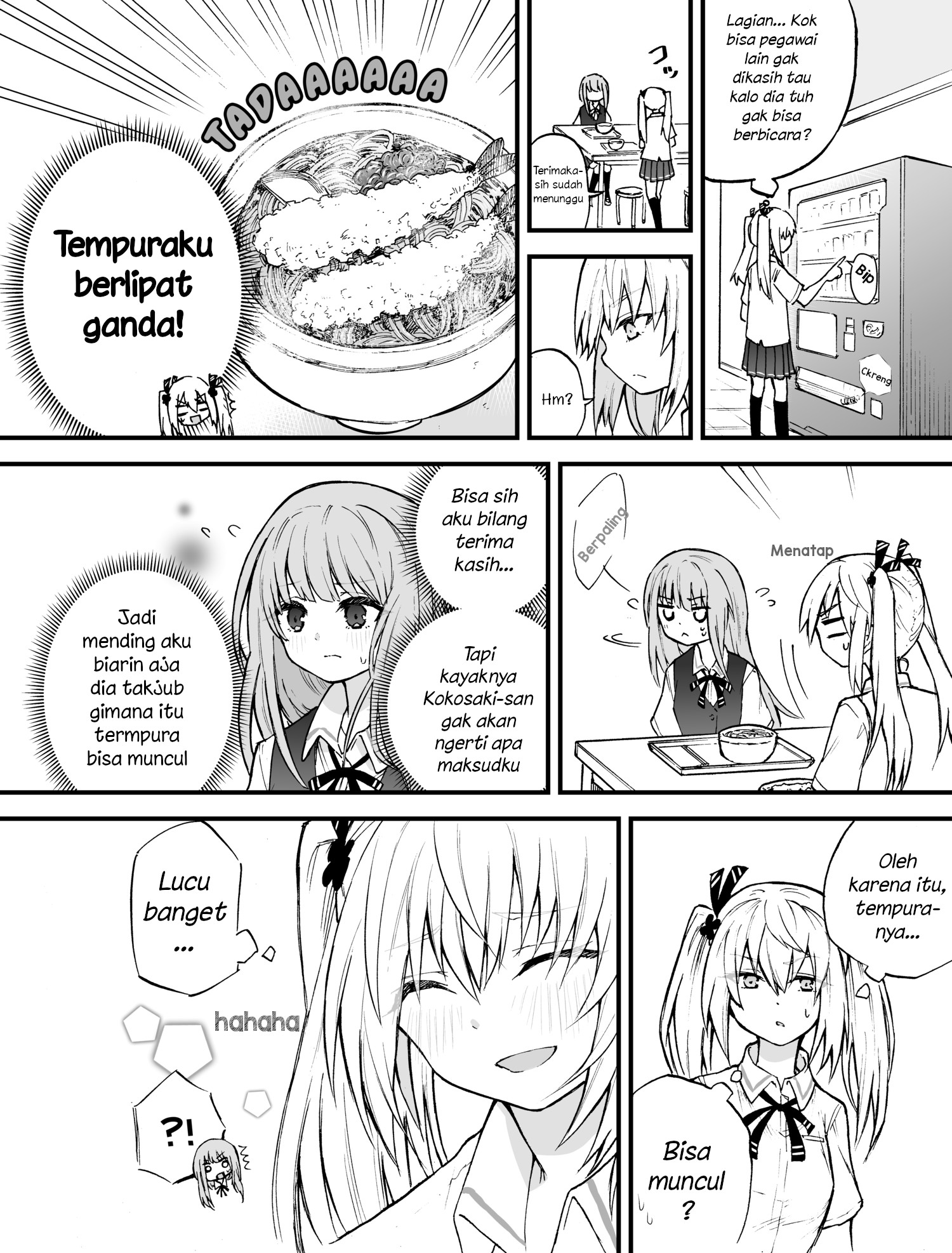 The Mute Girl and Her New Friend (Webcomic) Kantin 第5页