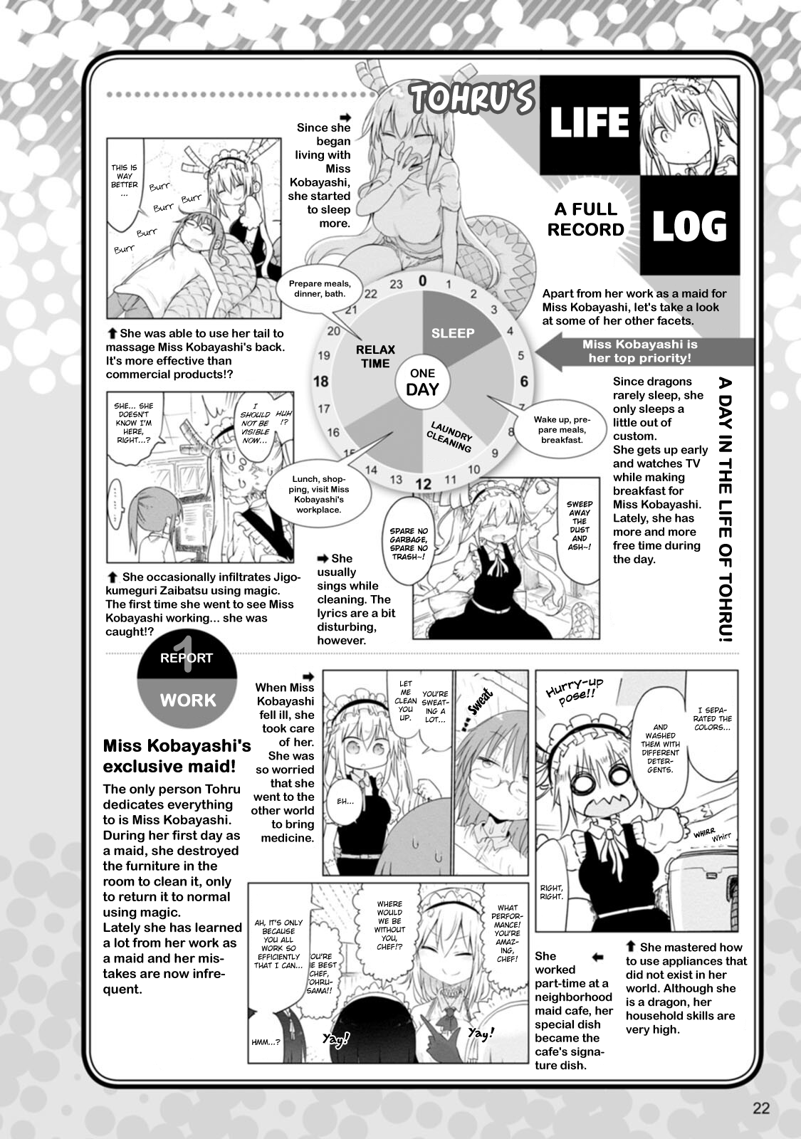 Kobayashi-san Chi no Maid Dragon Official Guidebook Tohru - Character Profile 第3页