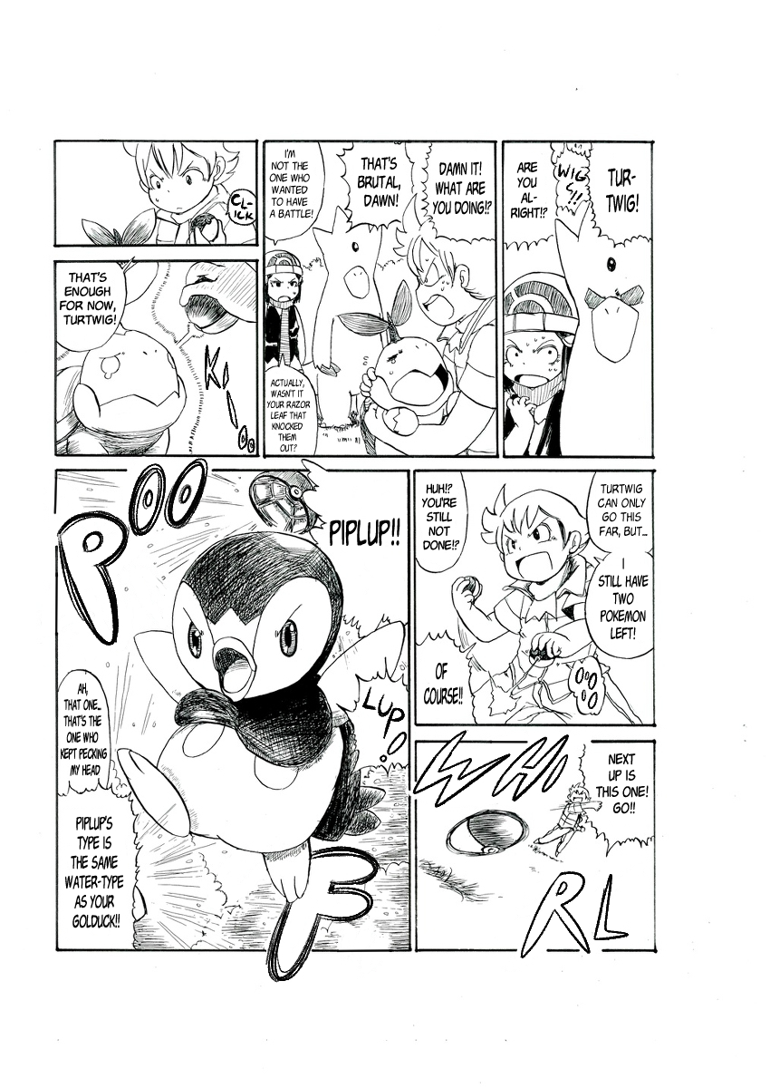Pokémon Diamond and Pearl Comic (Doujinshi) A Day in the Life of Dawn and Golduck 第18页