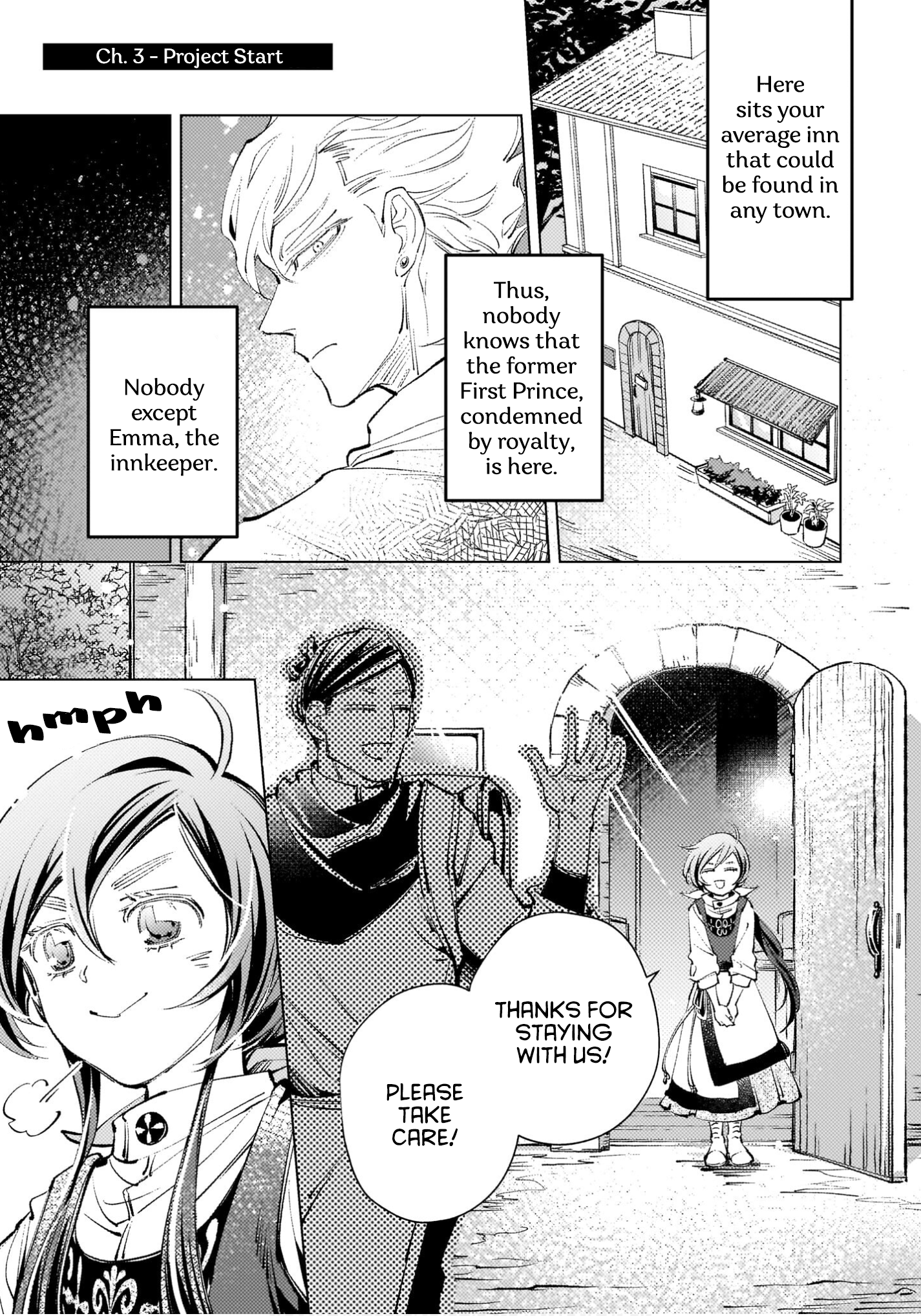Danzai sareta Dame Ouji, Hiroimashita Project Start 第1页