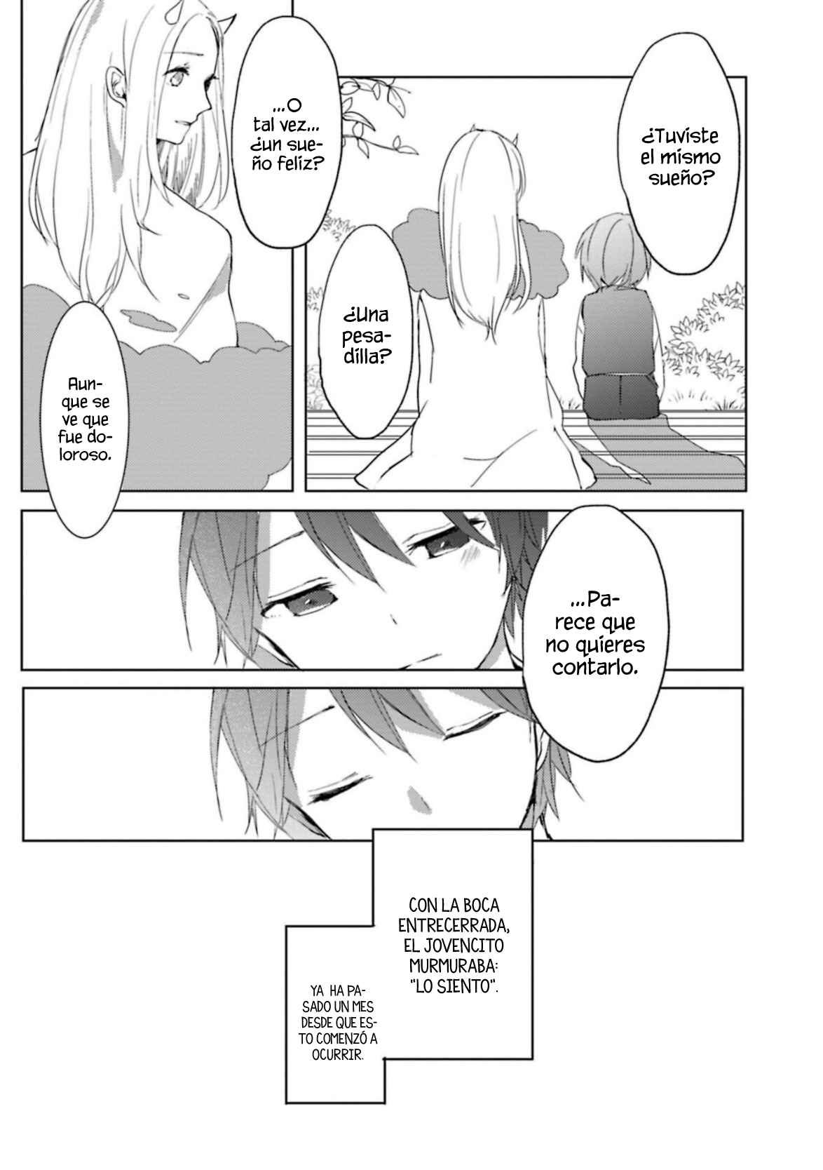 Ningen ni Koi shita Oni wa Warau luciérnagas en la noche junto a la princesa 第6页