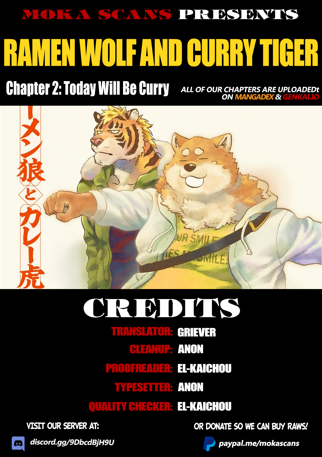 Ramen Wolf and Curry Tiger Today Will Be Curry 第1页