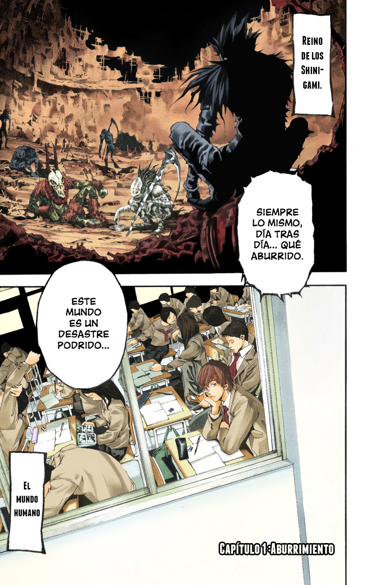 Death Note (Official Colored) Aburrimiento 第6页