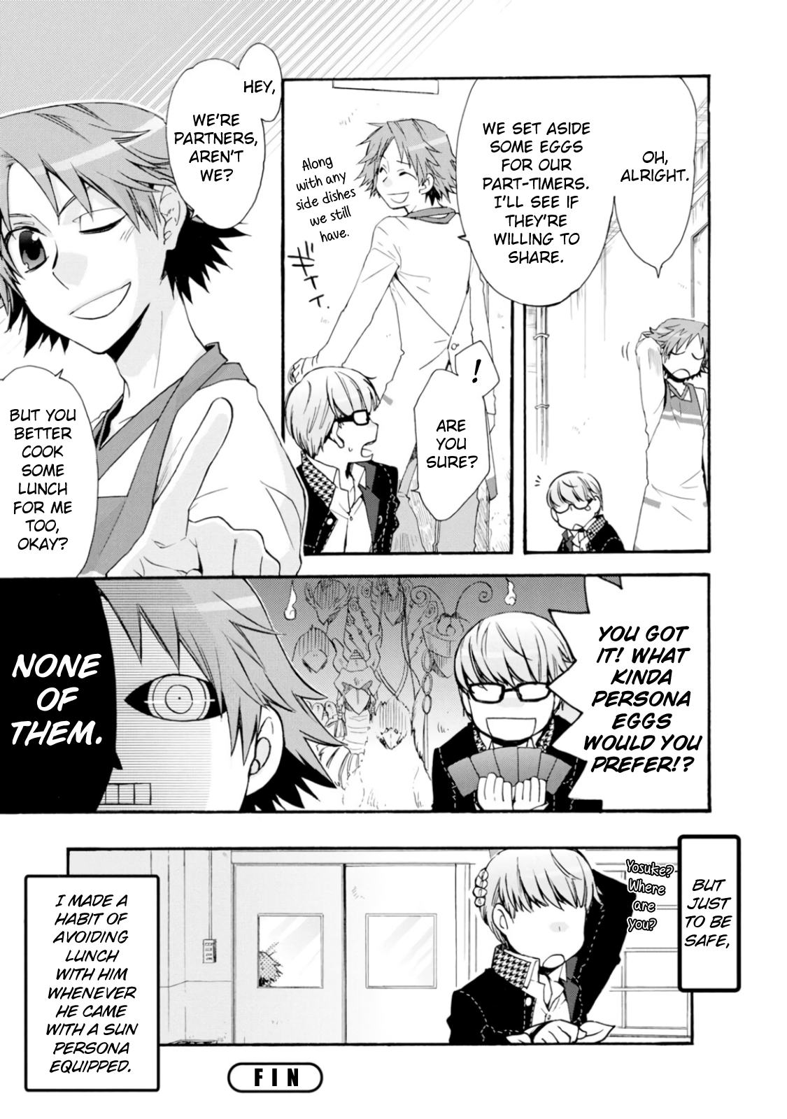 Persona 4 Dengeki Comic Anthology Every Day's Great With Your Partner! (Tamiya Komo) 第9页
