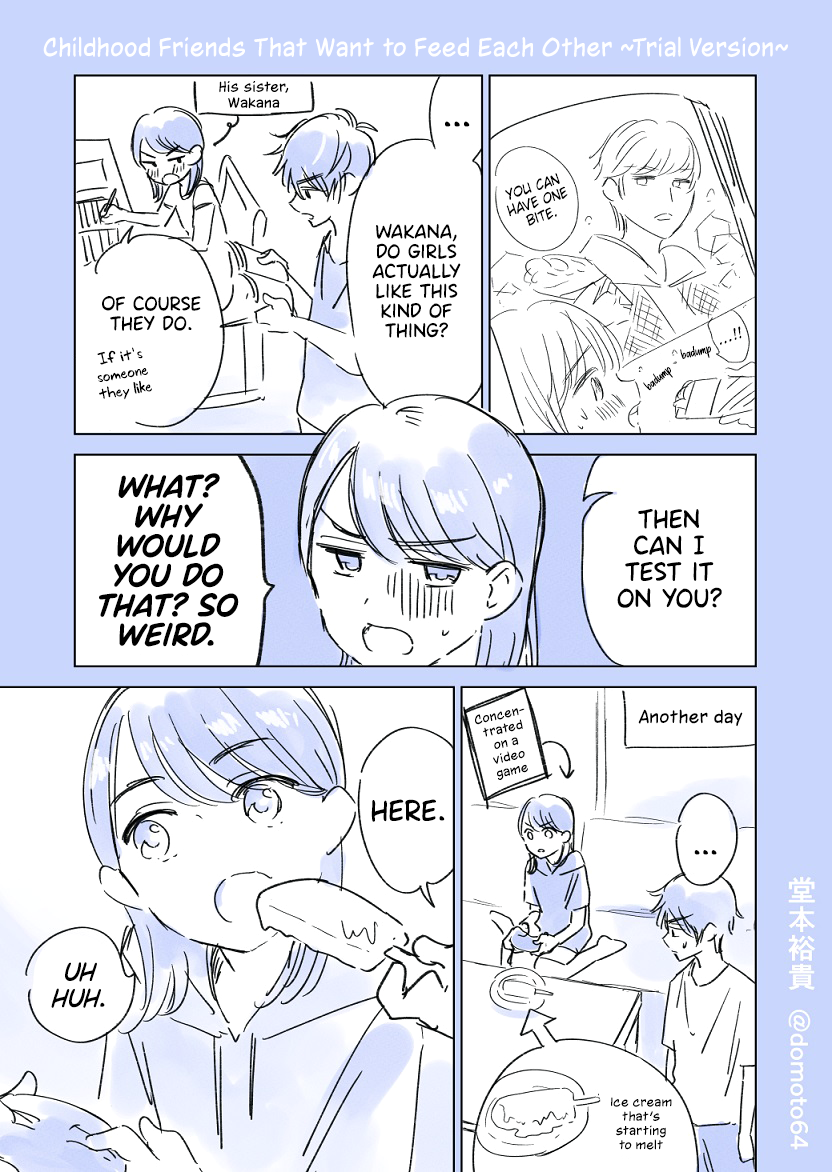 Aishiteru Game o Owarasetai - Twitter Extras Childhood Friends That Want to Feed Each Other ~Trial Version~ 第1页