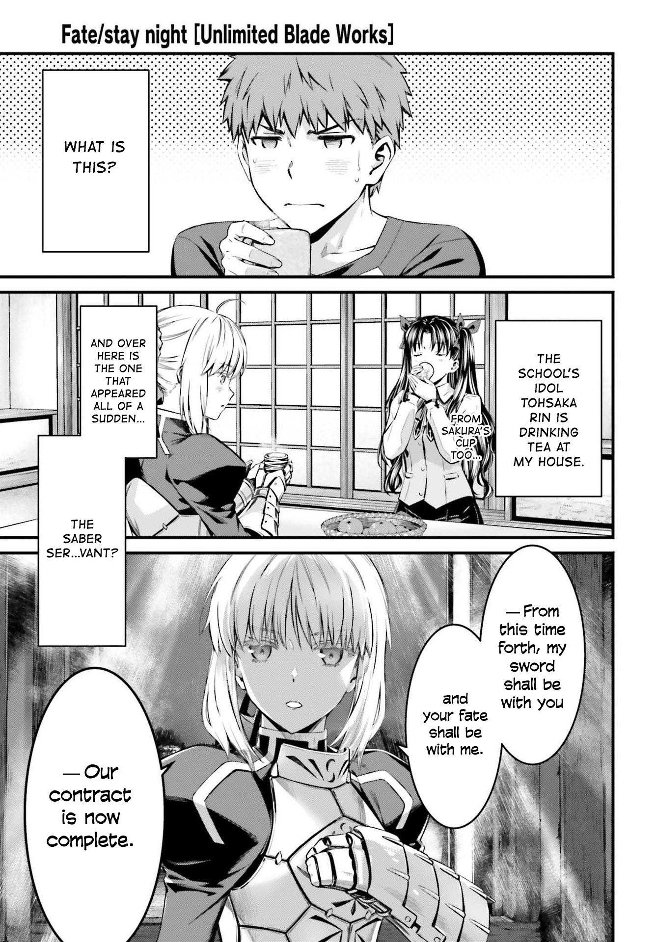 Fate/stay night [Unlimited Blade Works] Vol. 1 Ch. 3.1 第10页