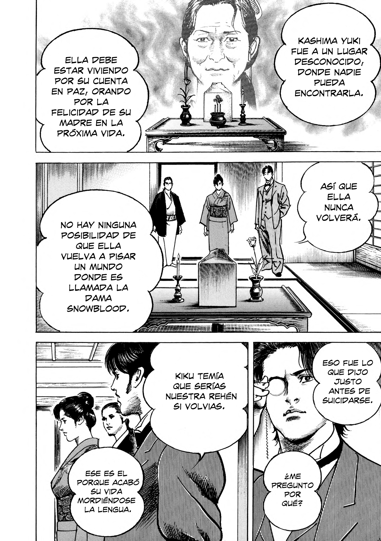 Lady Snowblood Gaiden Yuki paga sus deudas con sangre 第38页