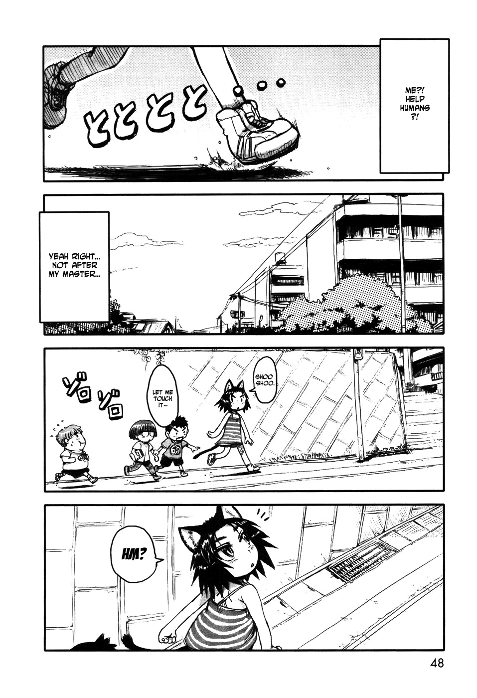 Neko Musume Michikusa Nikki Lending a cat's paw on a lazy day 第10页