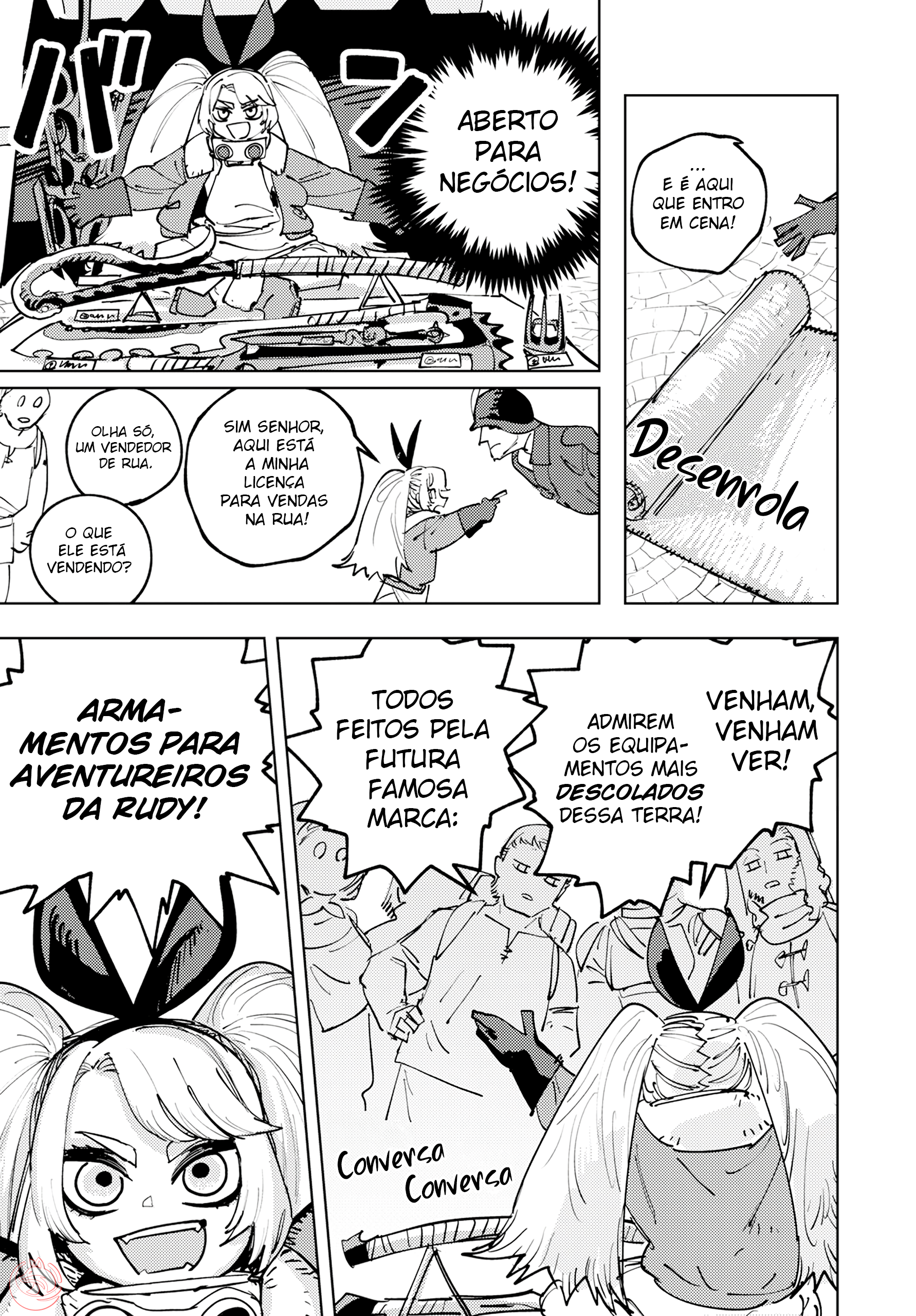 Bouken ni wa, Buki ga Hitsuyou da! ~Kodawari Rudy no Kajiya-gurashi~ Rudy das Chaves Gêmeas, Waelthroad - A cidade masmorra 第12页
