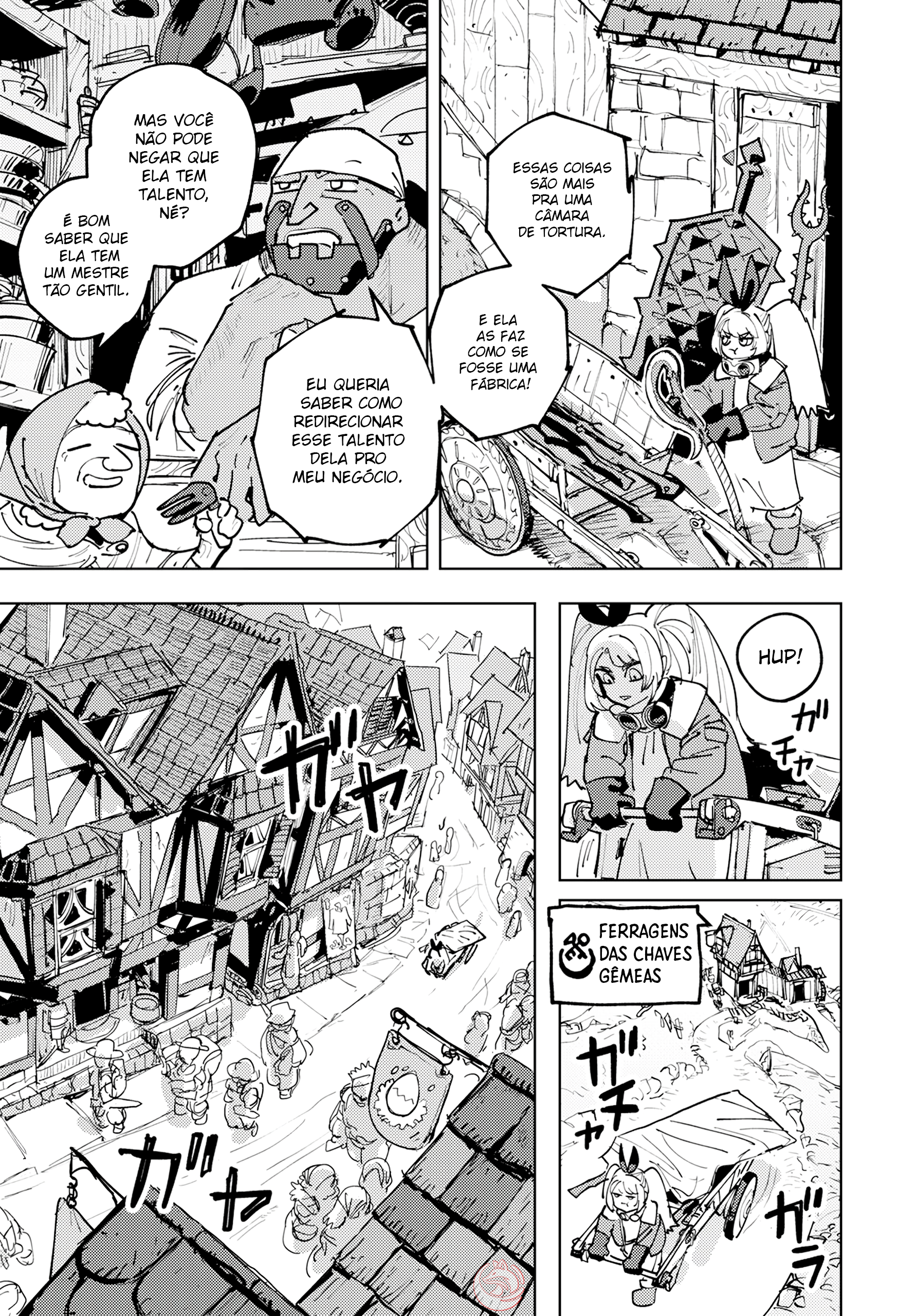 Bouken ni wa, Buki ga Hitsuyou da! ~Kodawari Rudy no Kajiya-gurashi~ Rudy das Chaves Gêmeas, Waelthroad - A cidade masmorra 第7页