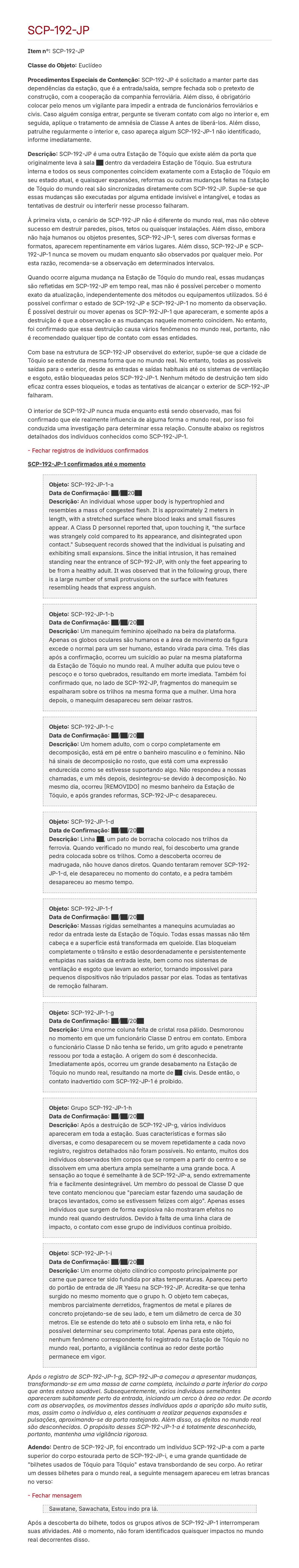 SCP tte Nan desu ka? Discutir 第47页