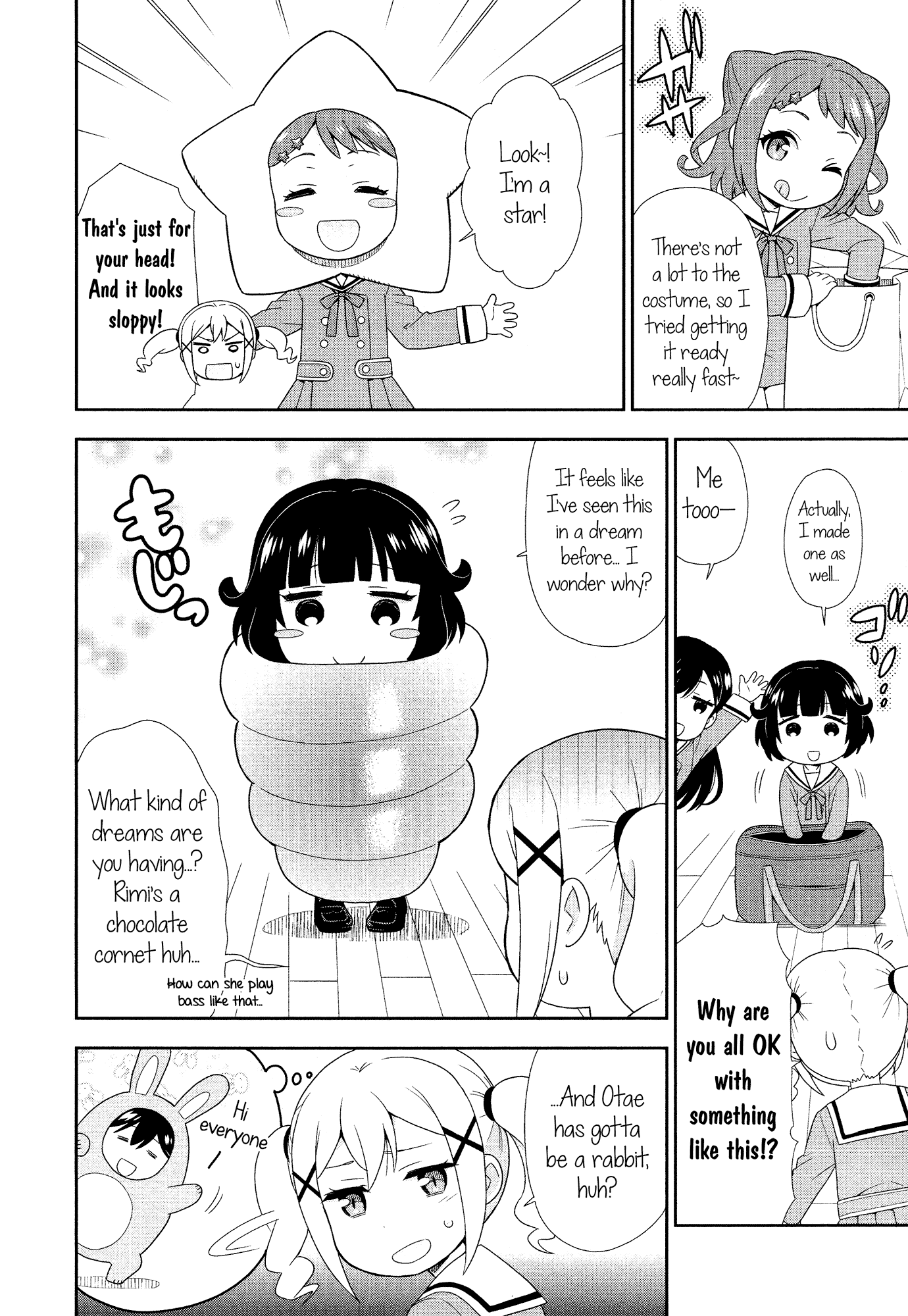 BanG Dream! Garupa☆PICO Comic Anthology Let's Try Doing a Cosplay Live! 第4页