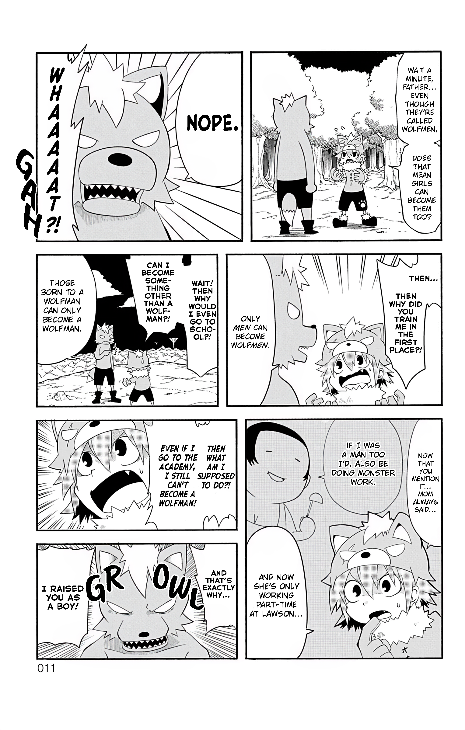 Gakumon! School of Monsters The Wolfman Shushu 第14页
