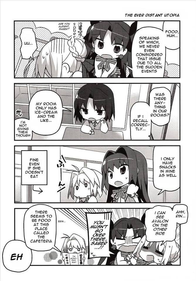 Type-Moon Gakuen - Chibi Chuki! 3rd Period: Eat to Live, Don’t Live to Eat 第2页