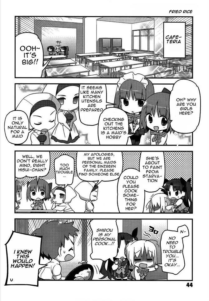 Type-Moon Gakuen - Chibi Chuki! 3rd Period: Eat to Live, Don’t Live to Eat 第4页