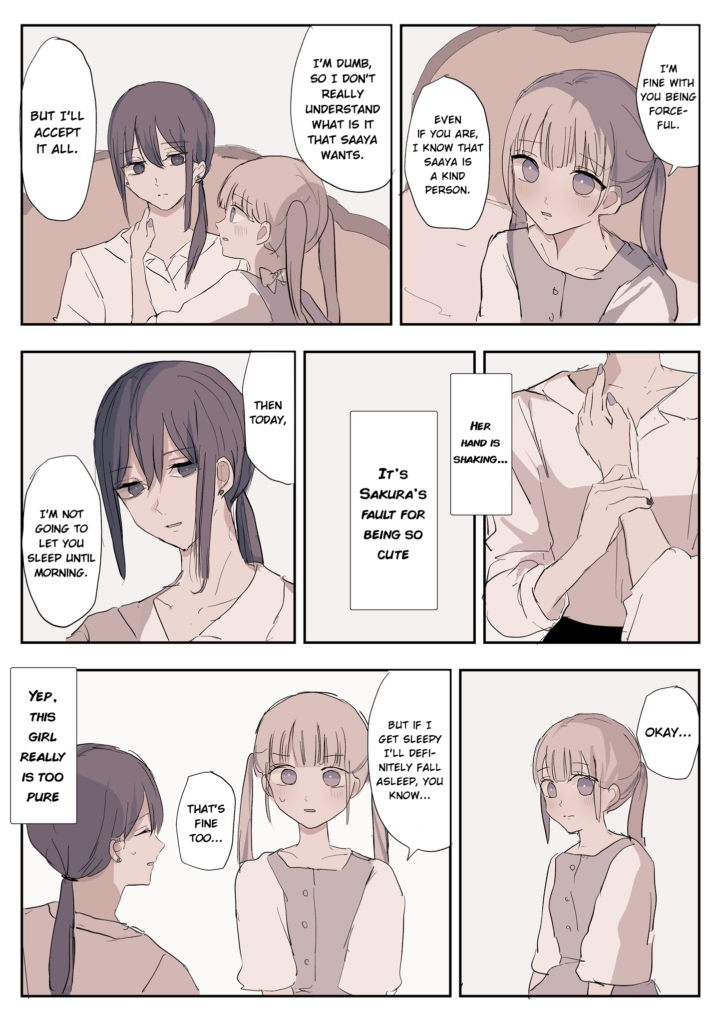 Saaya and Sakura A Story About an Innocent Girl Who Doesn’t Know What a Love Hotel Is and the Worried Girlfriend Who Is Dating Her 第4页