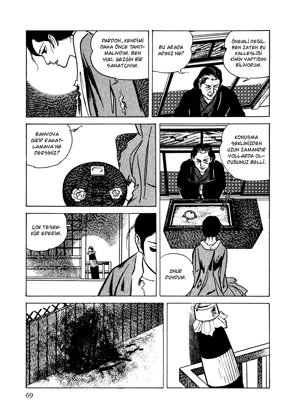 Shura Yukihime Kan Yağmurunun Altındaki Şemsiyeli Kadın 第28页