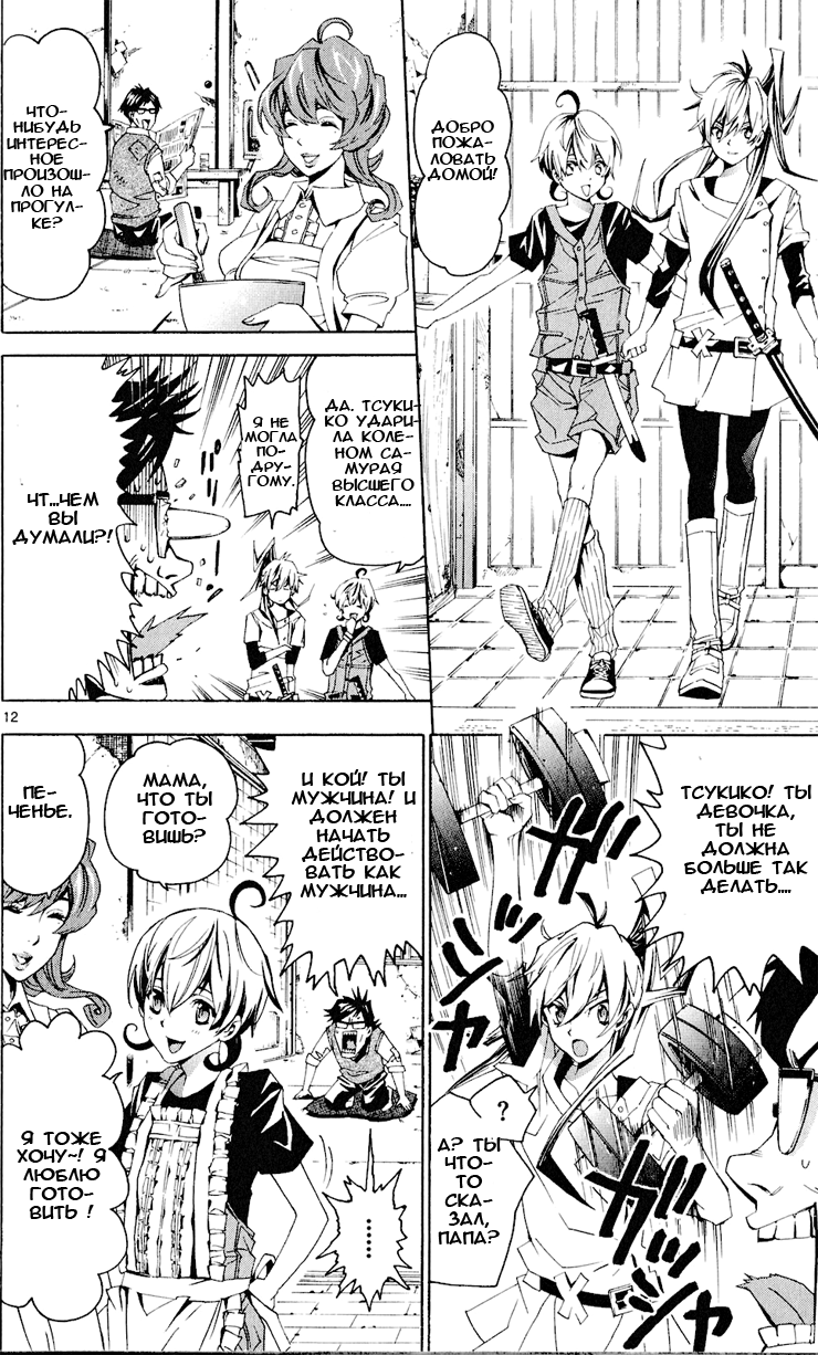 Samurai High School Вступительные экзамены Тсукико и Кой 第14页
