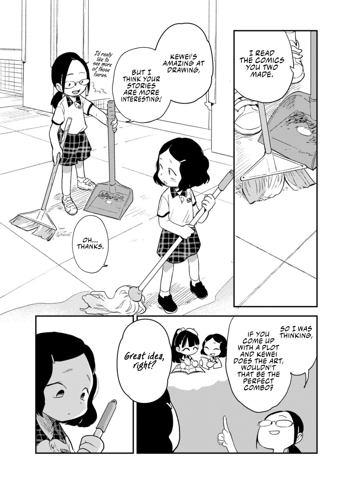 Māo yǔ Hǎi de Bǐduān Drawing Comics Together 第11页