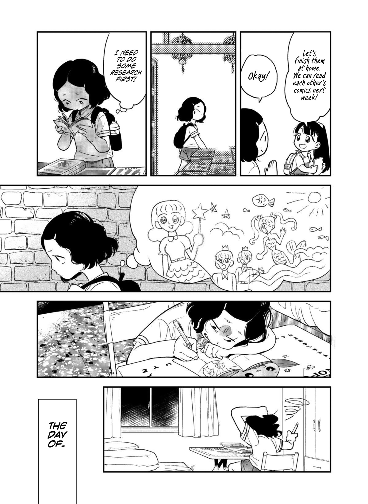 Māo yǔ Hǎi de Bǐduān Drawing Comics Together 第7页