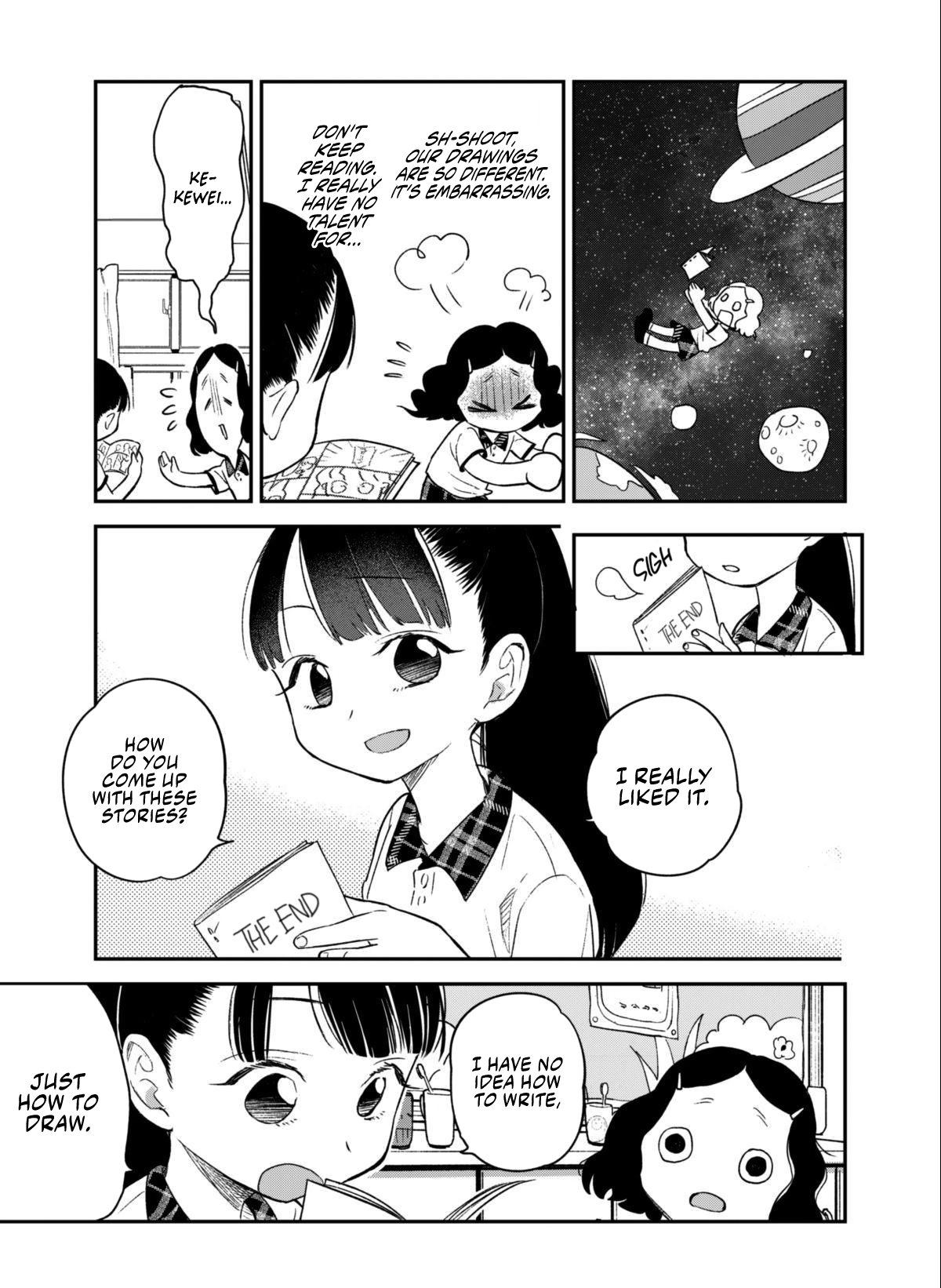 Māo yǔ Hǎi de Bǐduān Drawing Comics Together 第9页