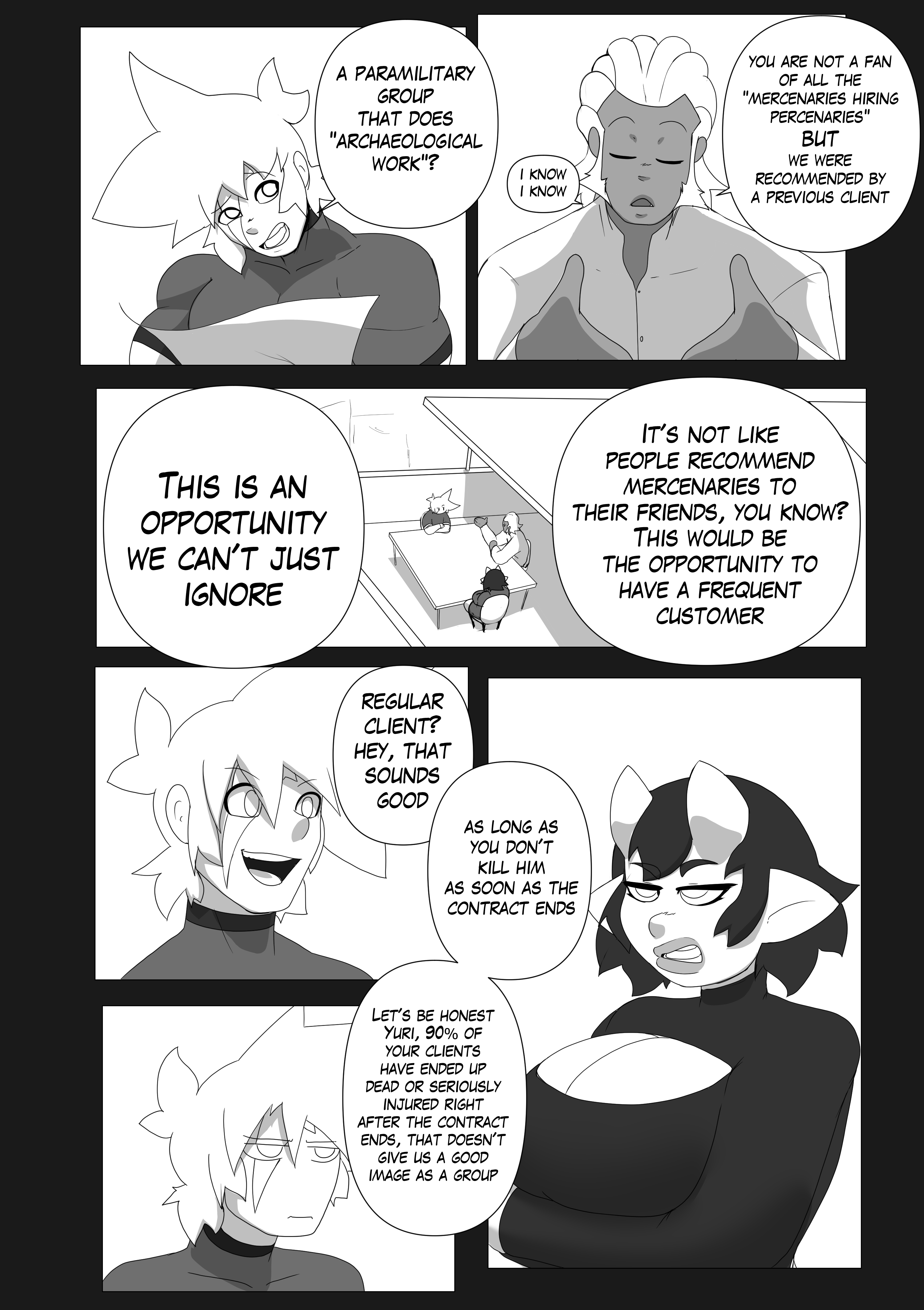 swords & waifus Yuri working day 第4页