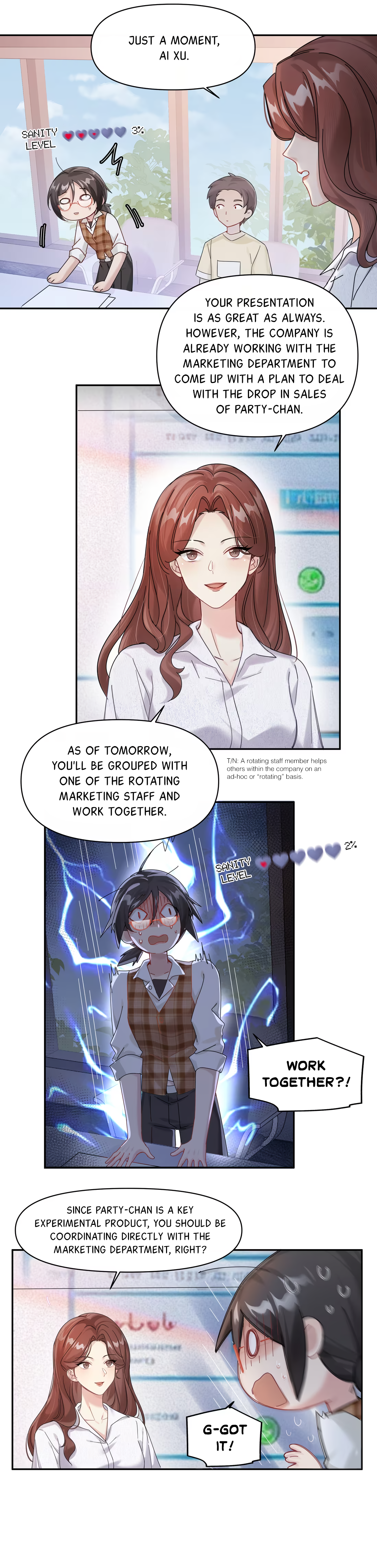 "Duōduō Suōsuō" Táolí Nǐ “Trembling” as I Escape from My New Coworker 第5页