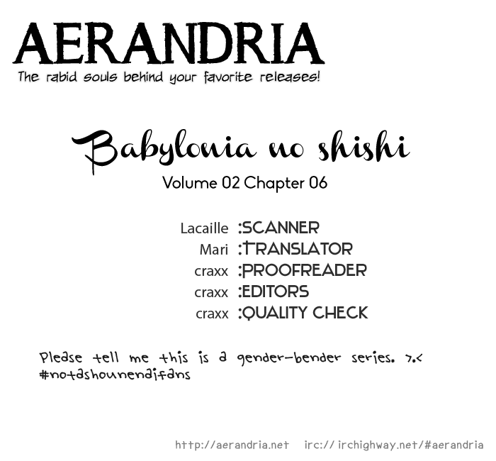 Babylonia no Shishi Vol. 2 Ch. 6 第2页