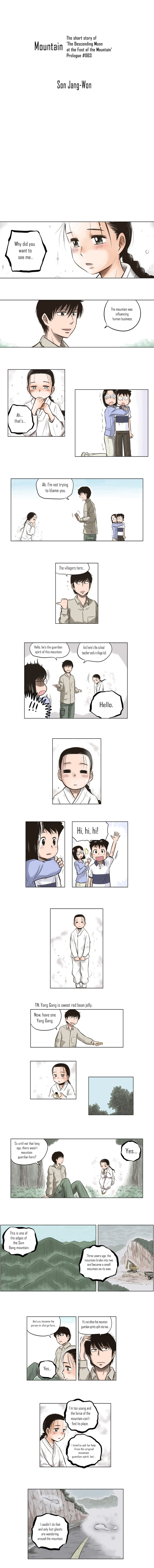 The Descending Moon at the Foot of the Mountain Prologue #003 第1页