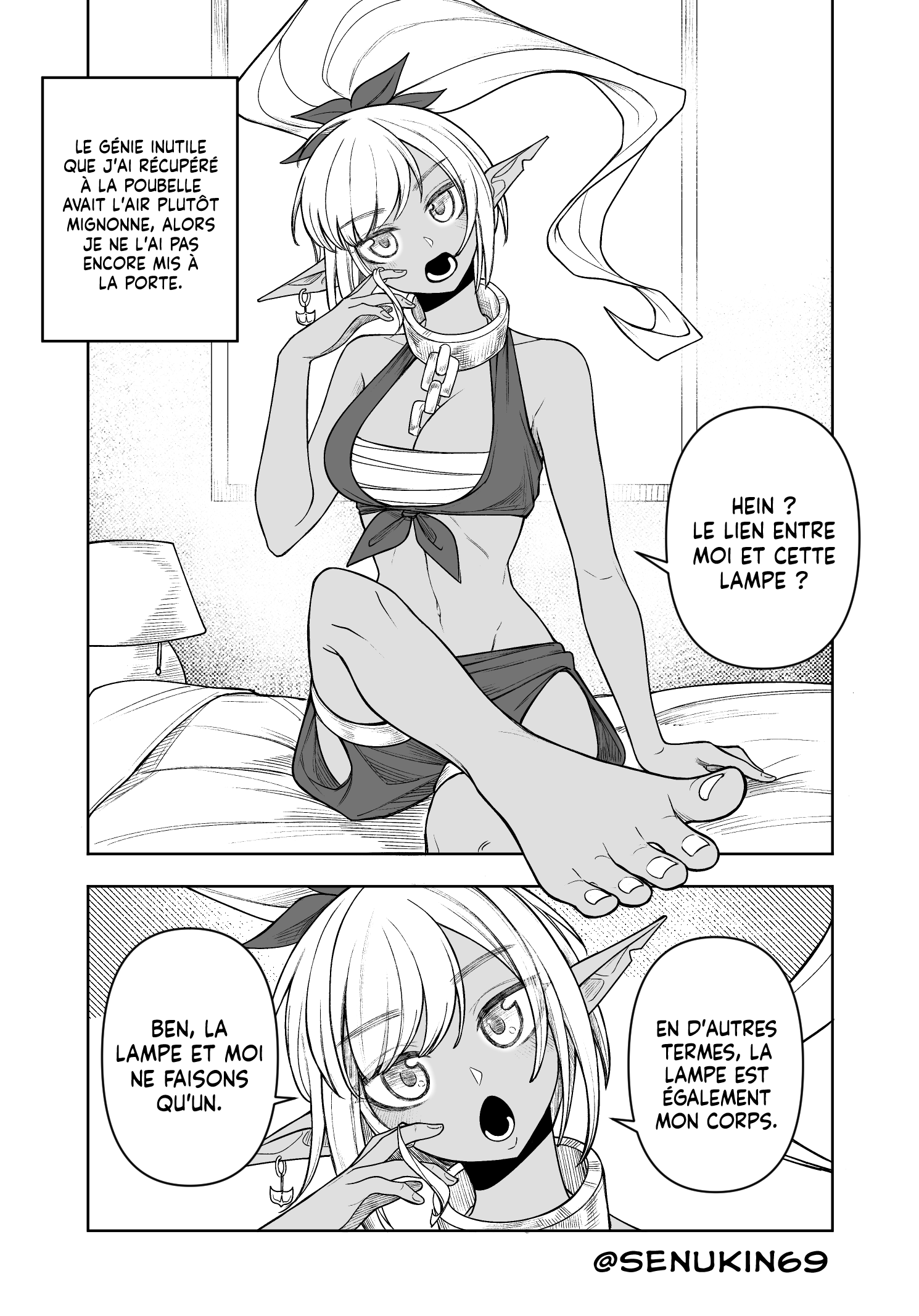 The Useless Genie and her Intrusive-thought Master Tu t'es lavée les pieds ? 第2页