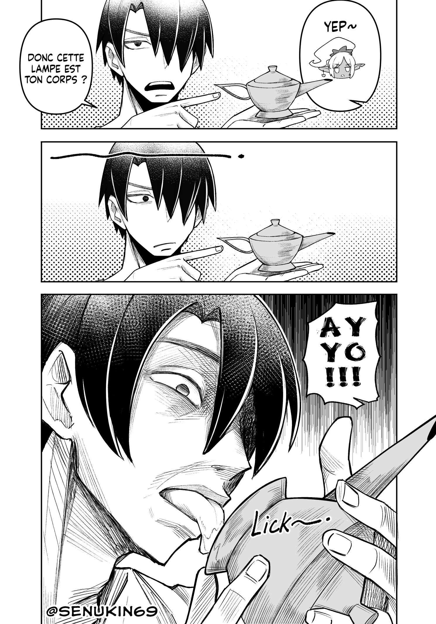 The Useless Genie and her Intrusive-thought Master Tu t'es lavée les pieds ? 第3页