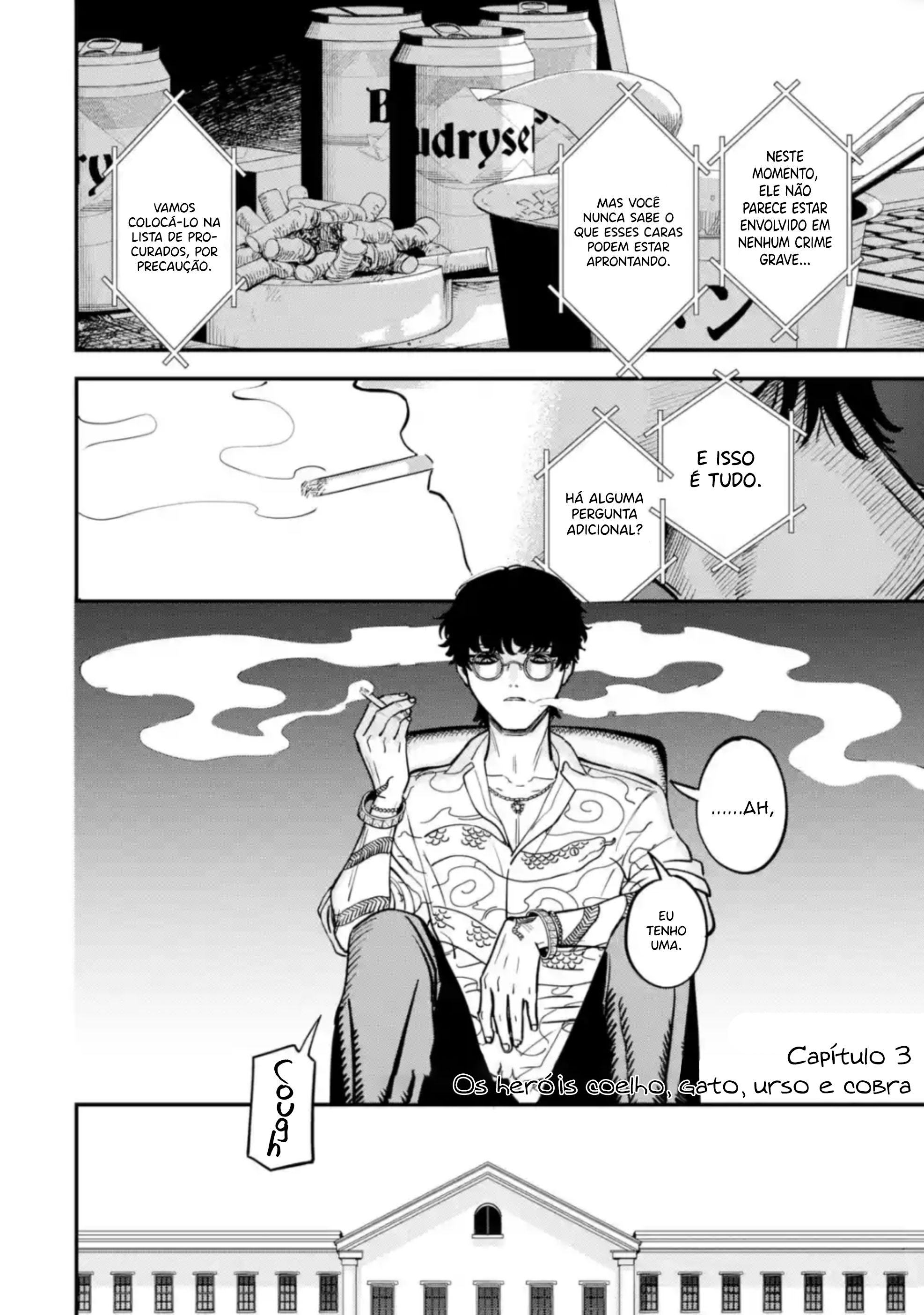 Dai Akutou Shonen Os heróis Coelho, Gato, Urso e Cobra 第3页