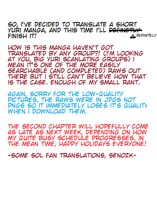 Fleurir With You After School Chapter 1 Bonus 第4页