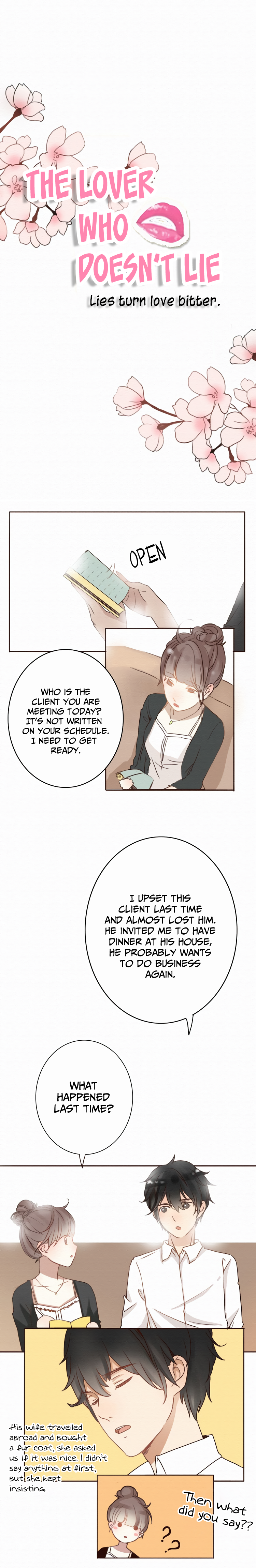 The Lover who doesn't lie Ch. 5 第4页