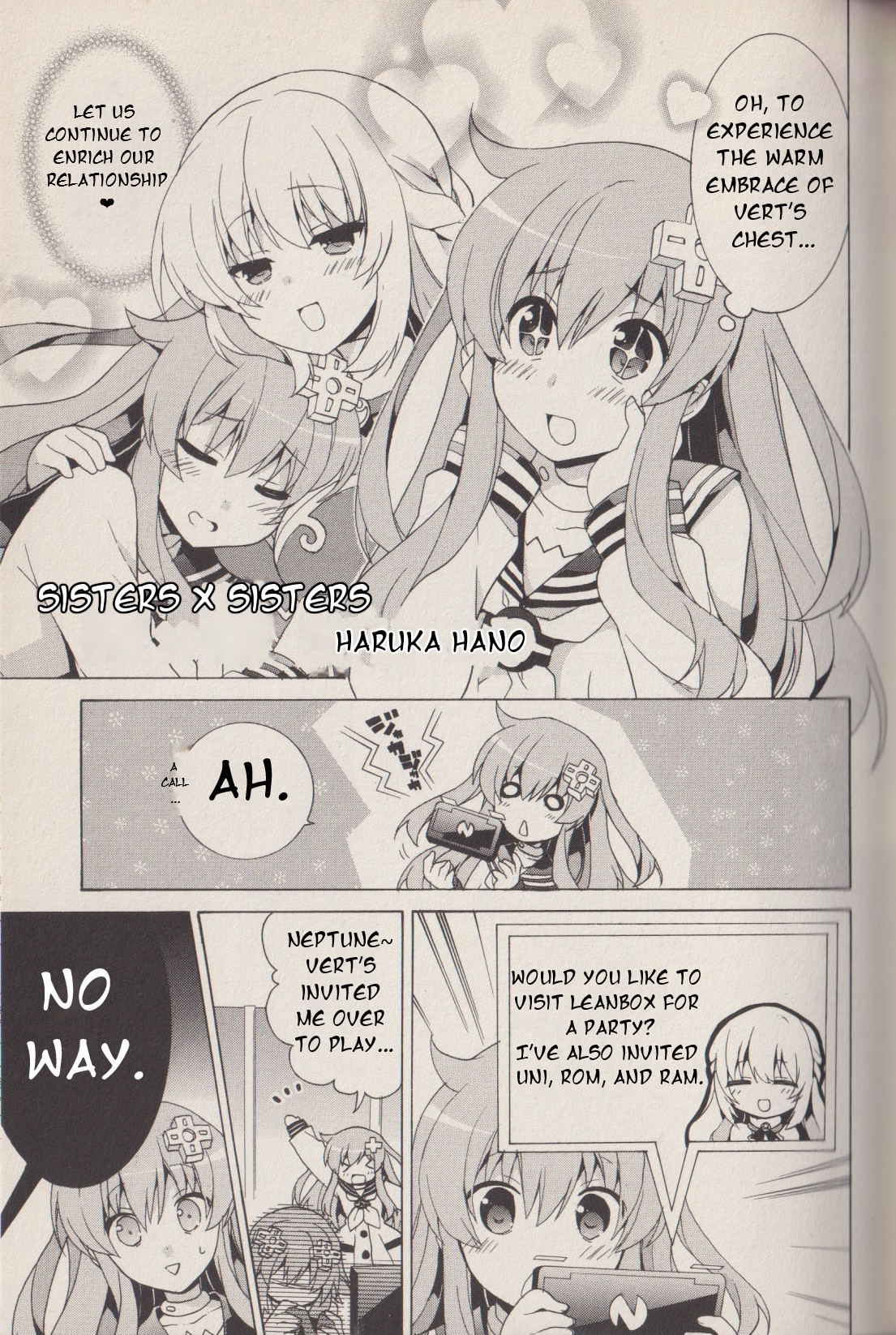 Hyperdimension Neptunia: The Animation - (DNA Comic Anthology) Sisters X Sisters 第2页