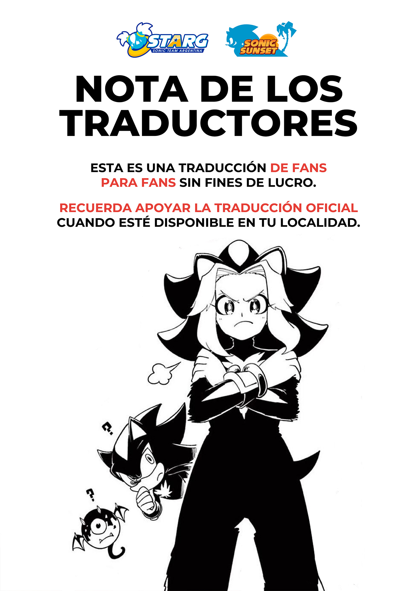 The Jet Black Hedgehog: Shadow the Hedgehog Gyoro del Espacio Blanco 第2页