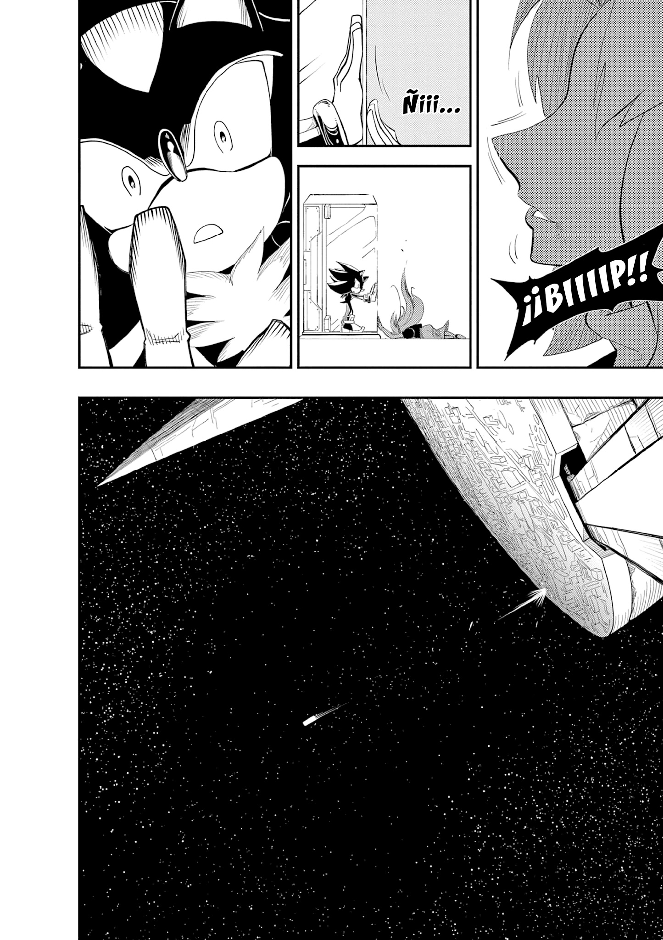 The Jet Black Hedgehog: Shadow the Hedgehog Gyoro del Espacio Blanco 第12页