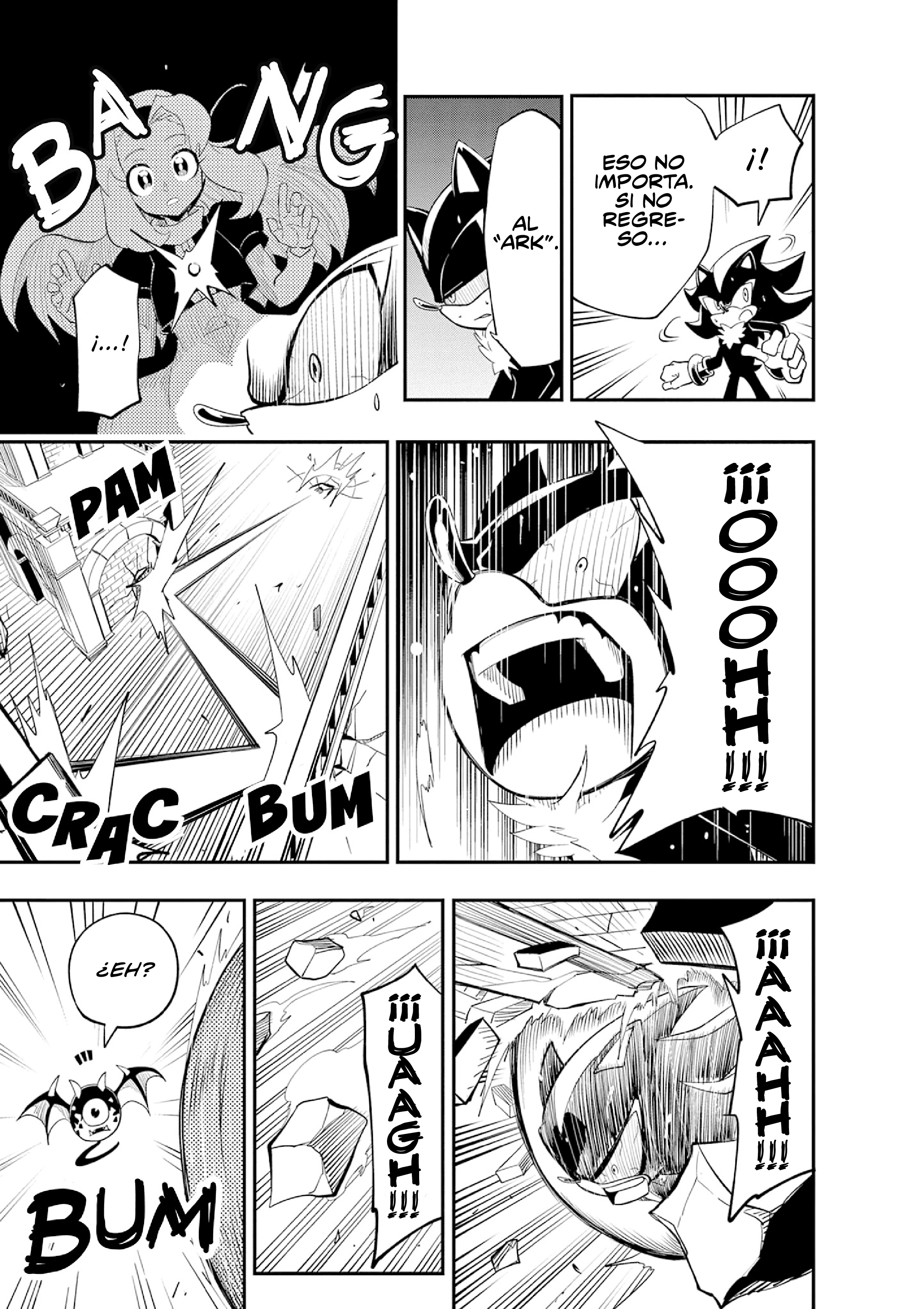 The Jet Black Hedgehog: Shadow the Hedgehog Gyoro del Espacio Blanco 第17页