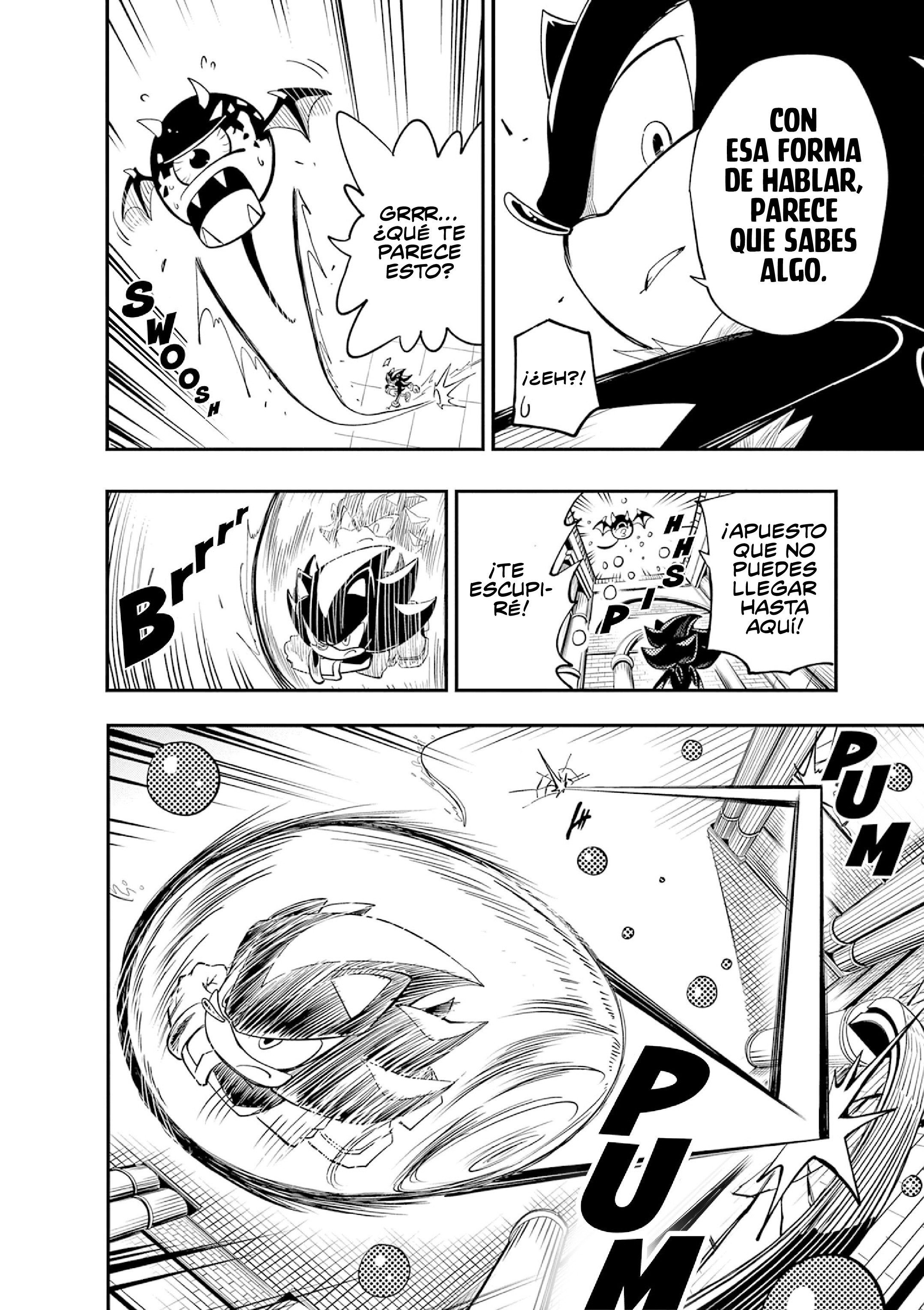 The Jet Black Hedgehog: Shadow the Hedgehog Gyoro del Espacio Blanco 第20页