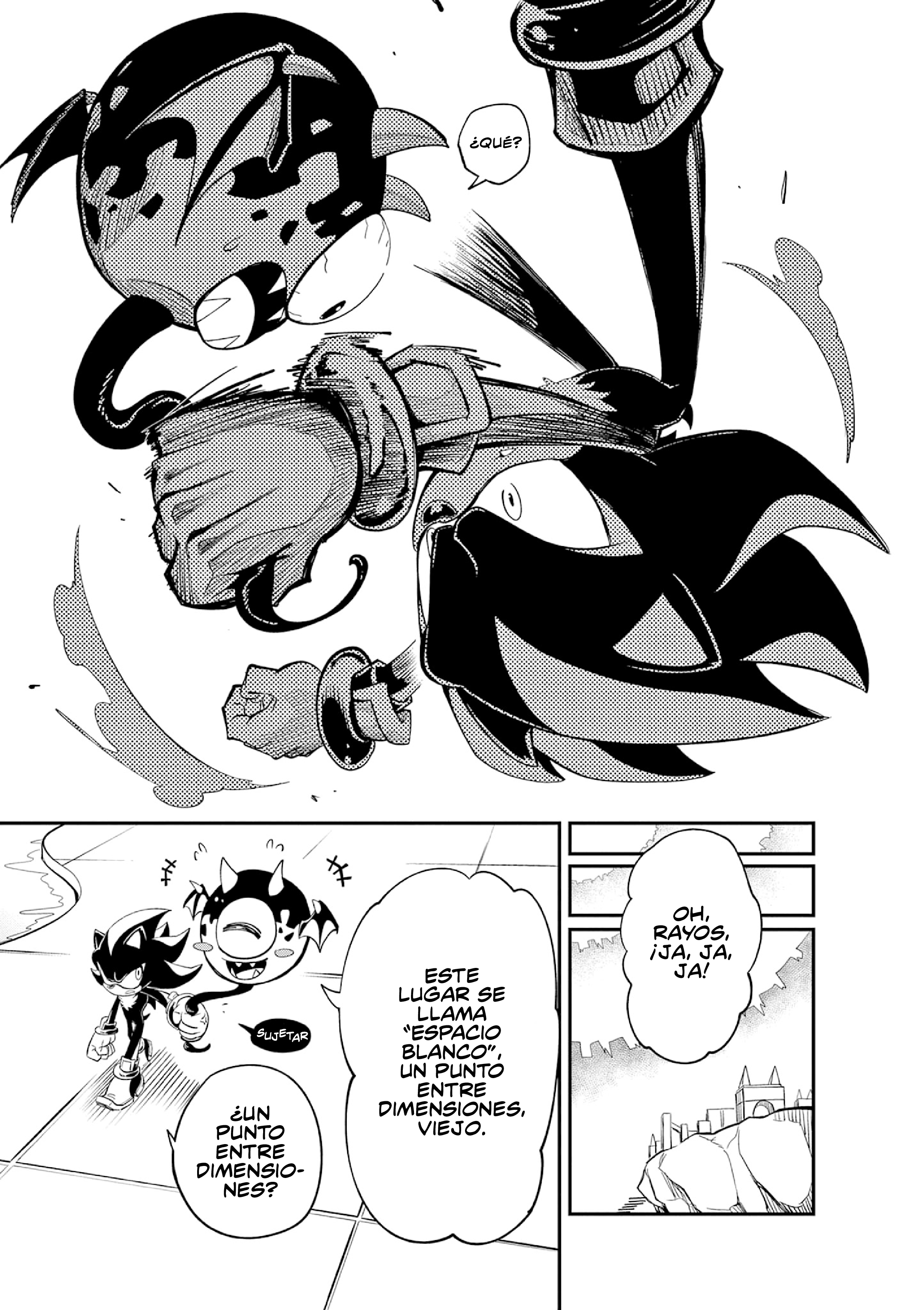 The Jet Black Hedgehog: Shadow the Hedgehog Gyoro del Espacio Blanco 第21页