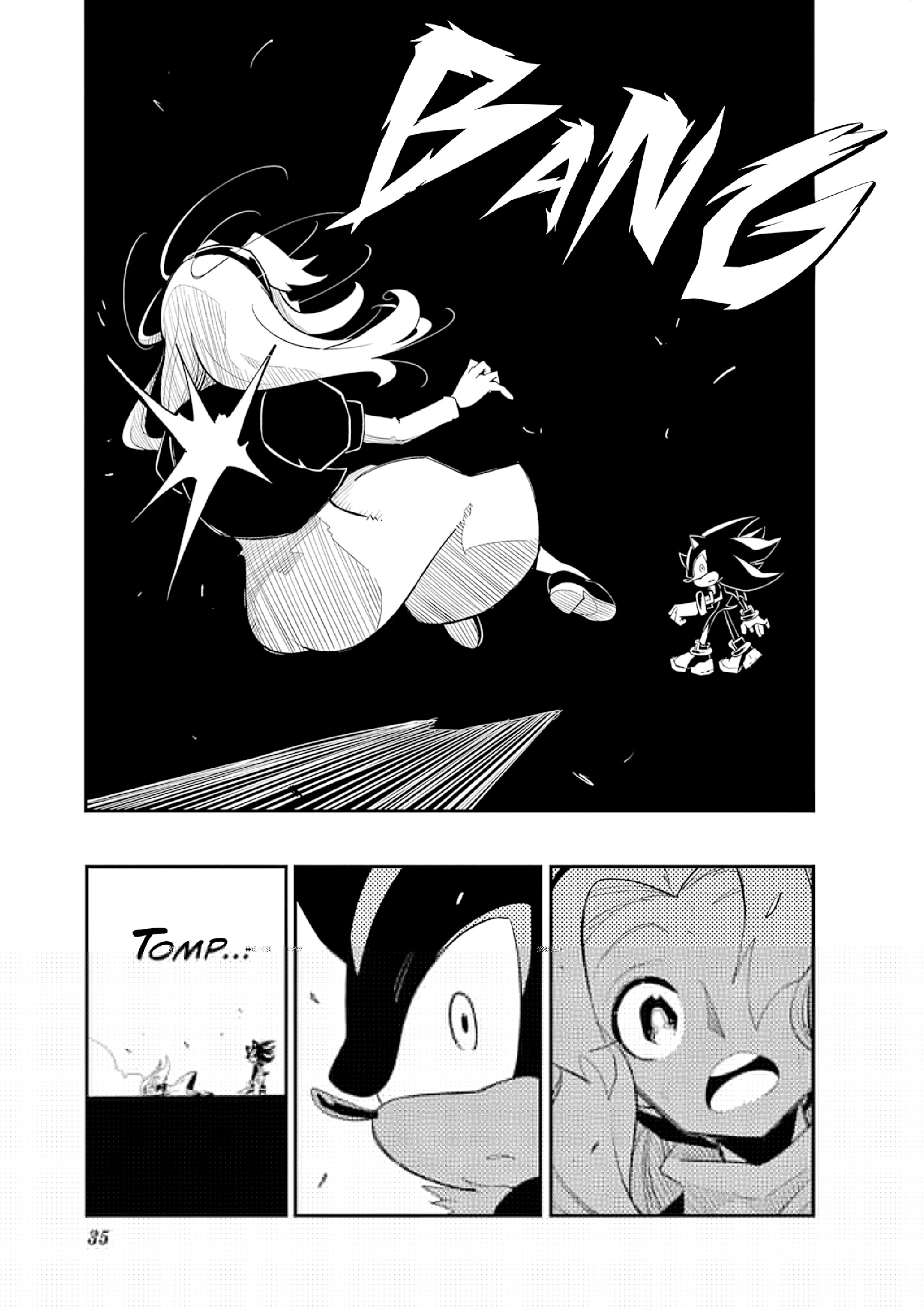 The Jet Black Hedgehog: Shadow the Hedgehog Gyoro del Espacio Blanco 第4页