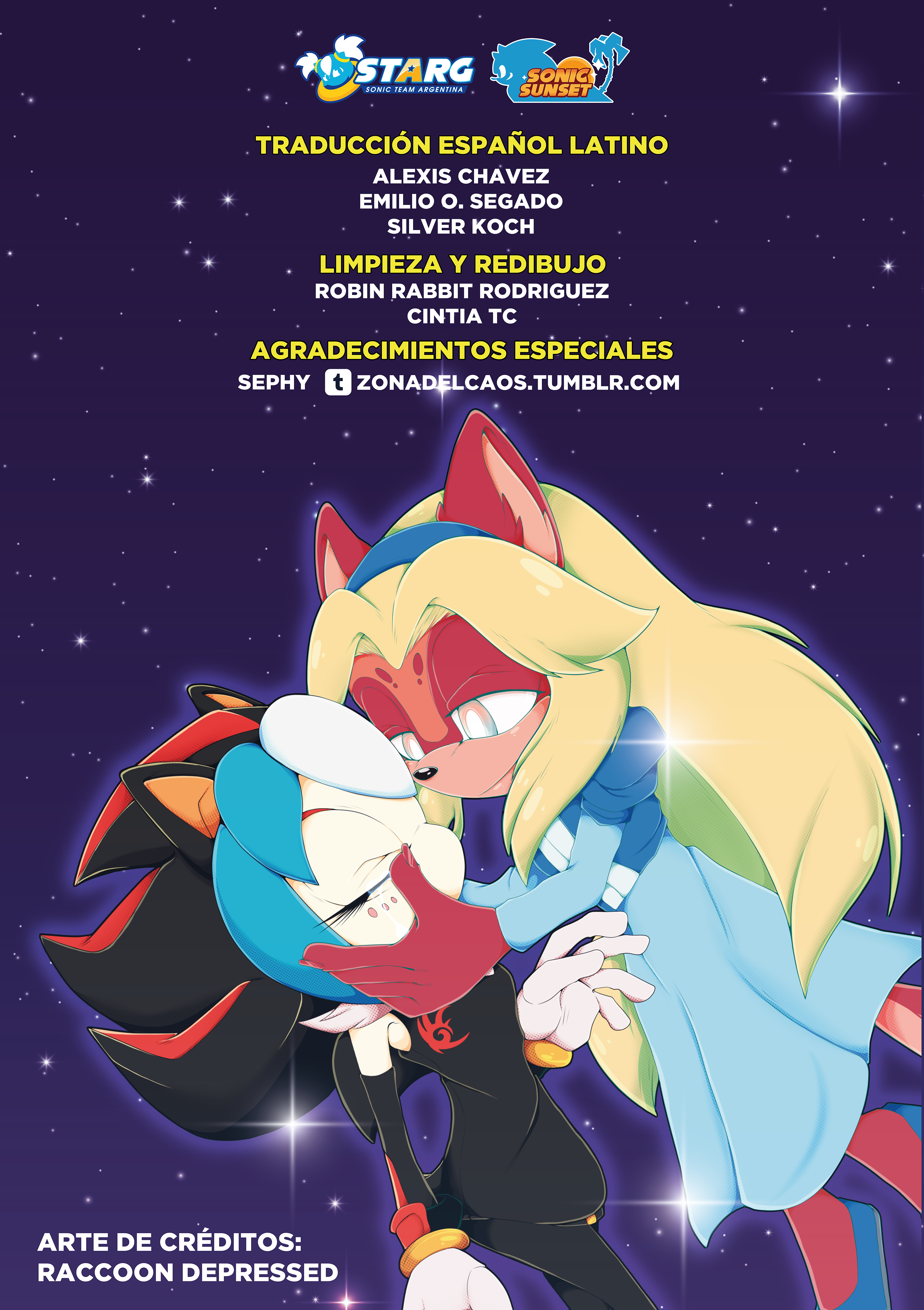 The Jet Black Hedgehog: Shadow the Hedgehog Gyoro del Espacio Blanco 第31页