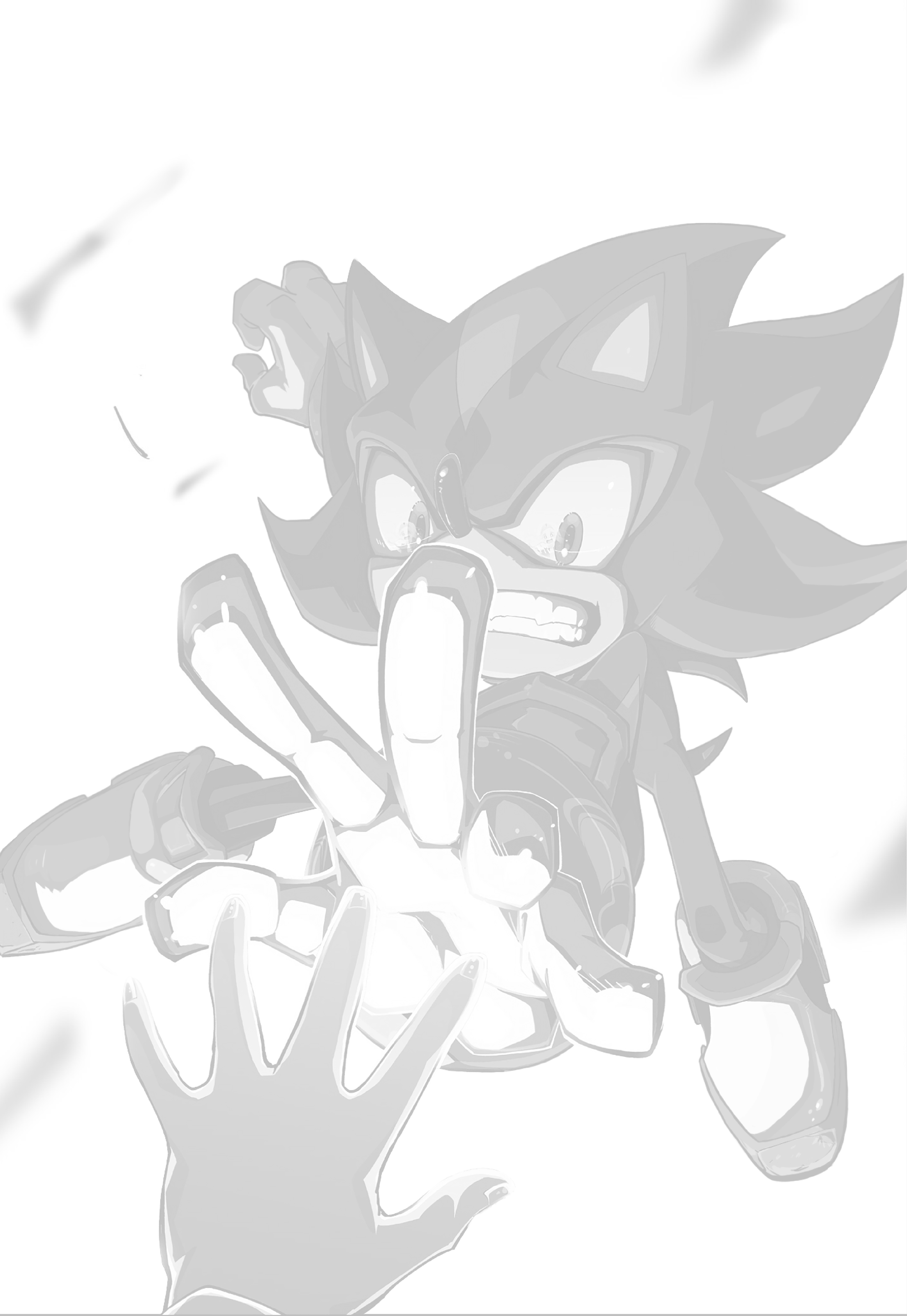 The Jet Black Hedgehog: Shadow the Hedgehog Gyoro del Espacio Blanco 第32页